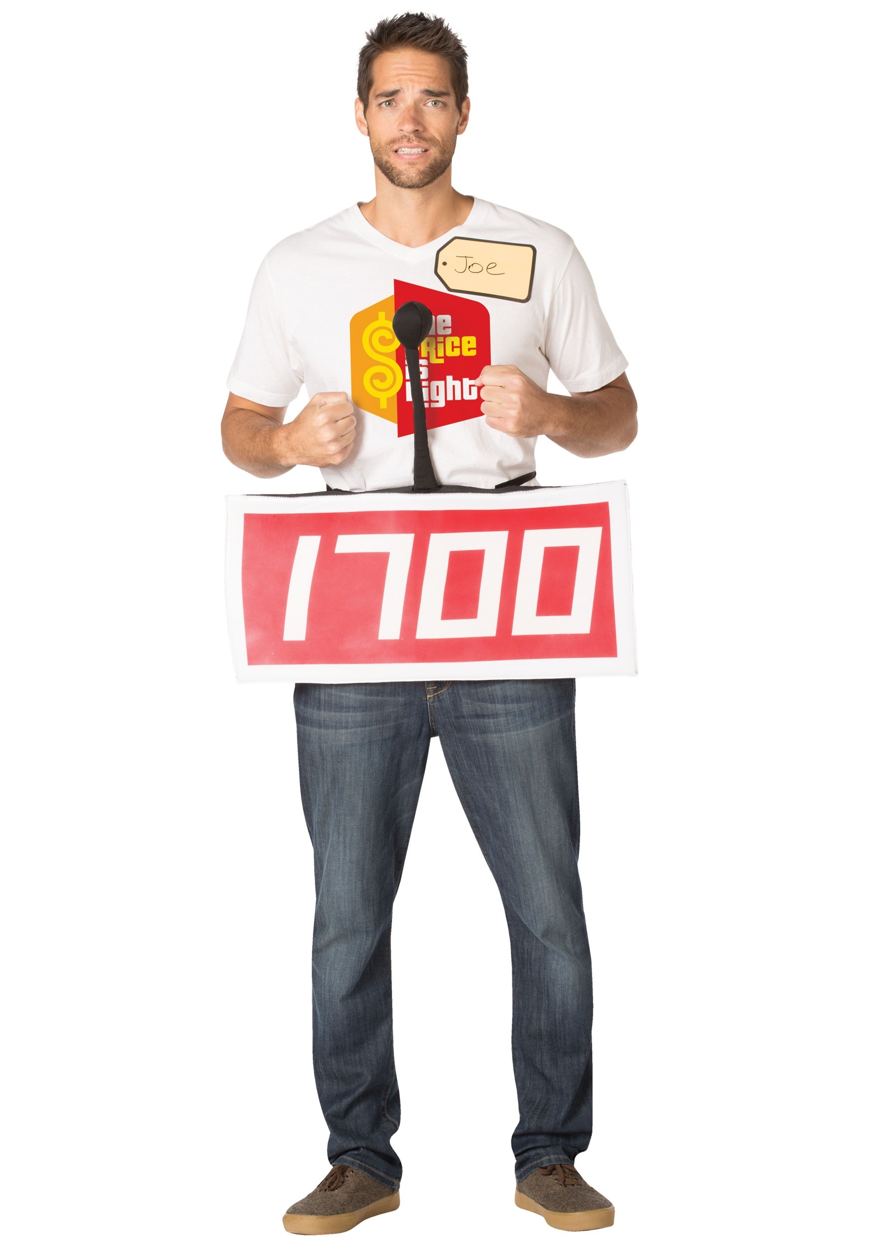 Price is Right Red Contestant Costume for Adults | Funny Costumes