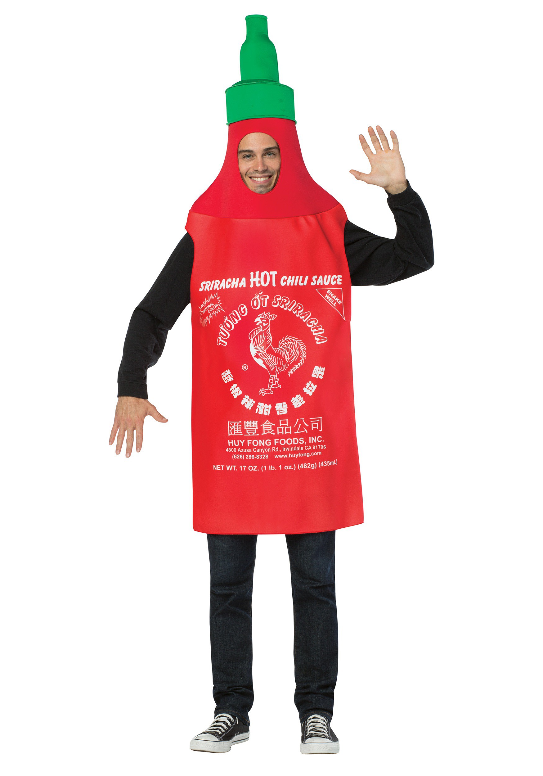 Sriracha Tunic Costume for Adults