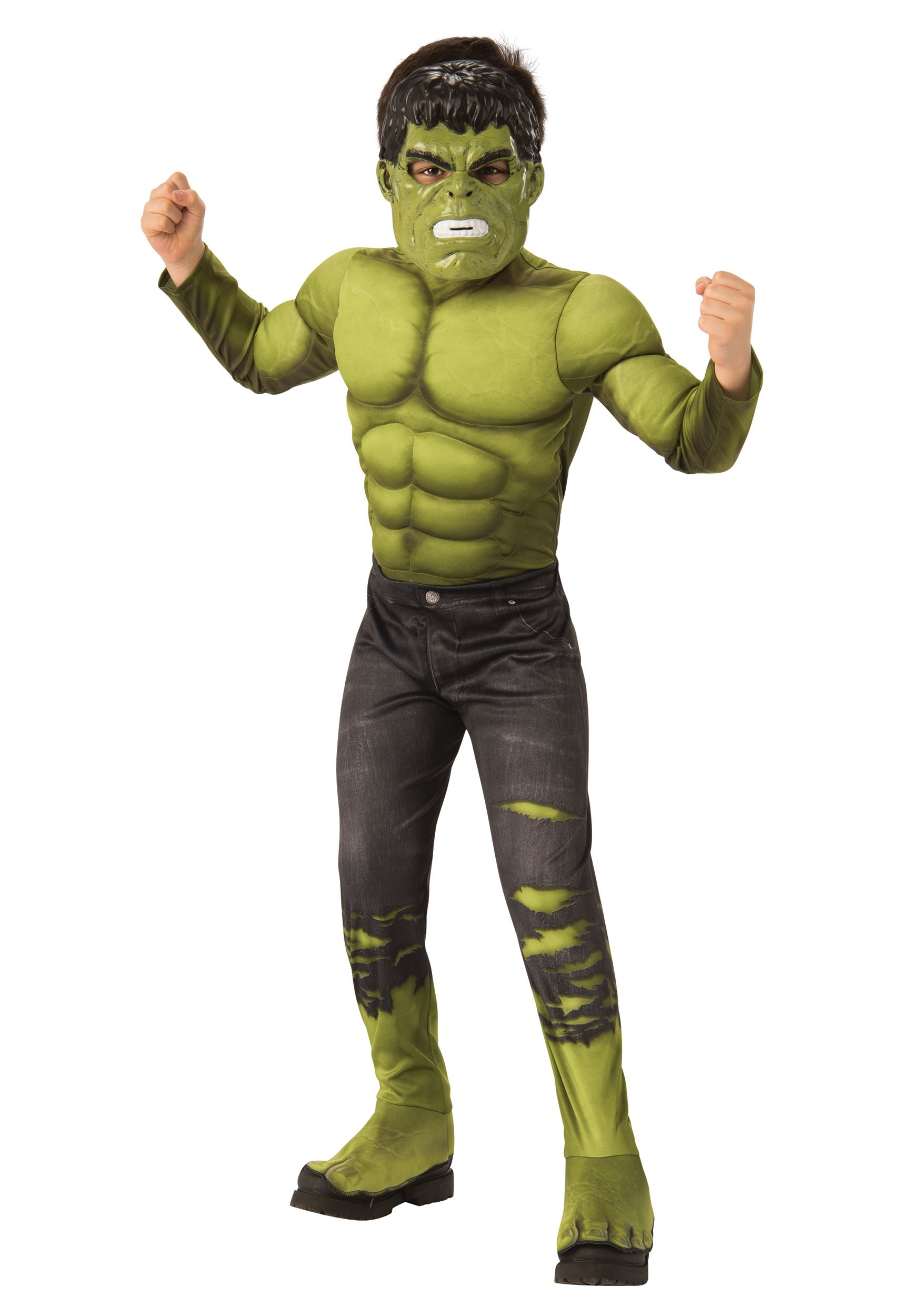 Deluxe Marvel Avengers Endgame Boys Incredible Hulk Costume