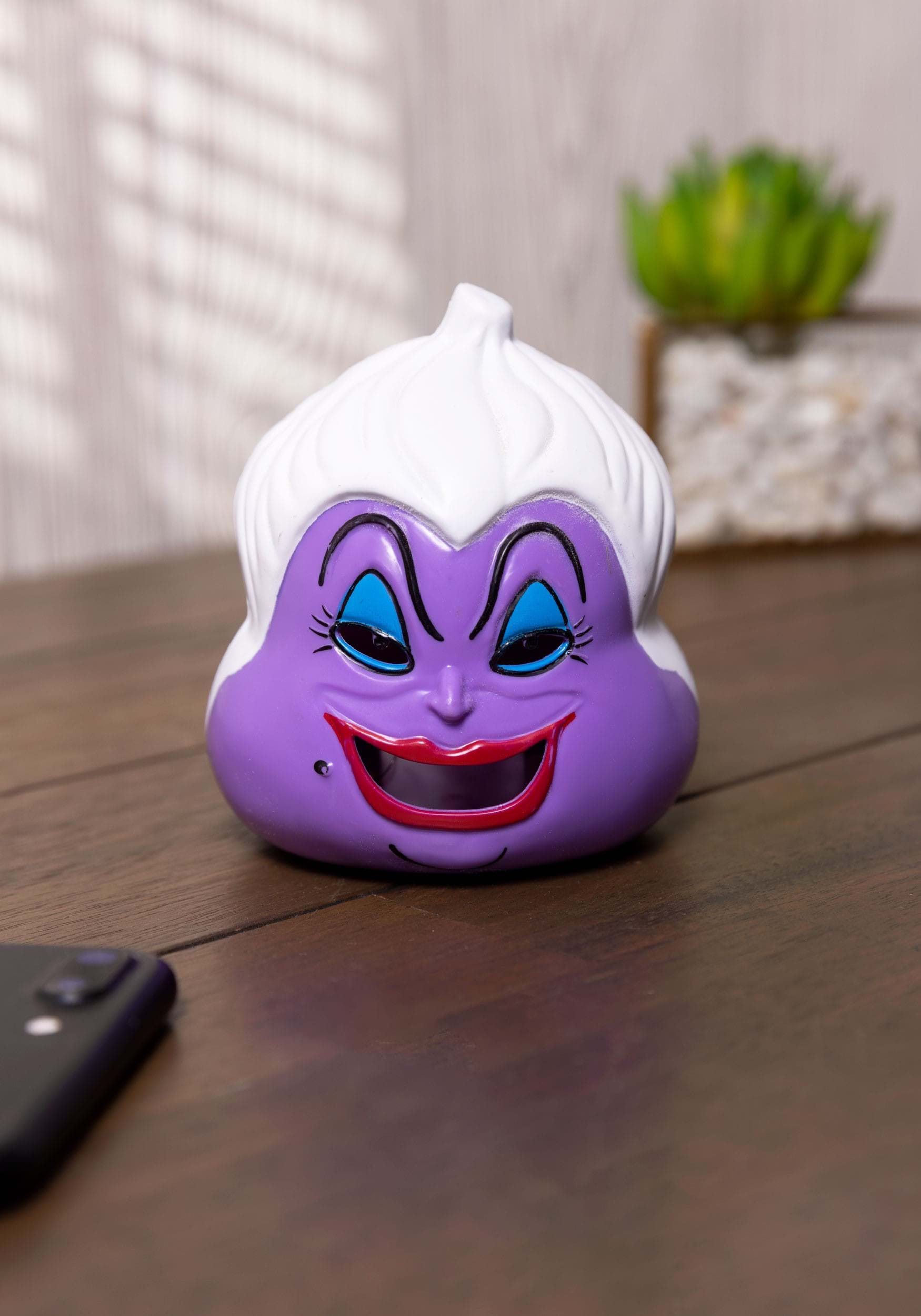 Disney 3-Inch Light Up Ursula Pumpkin Decoration | Disney Decorations