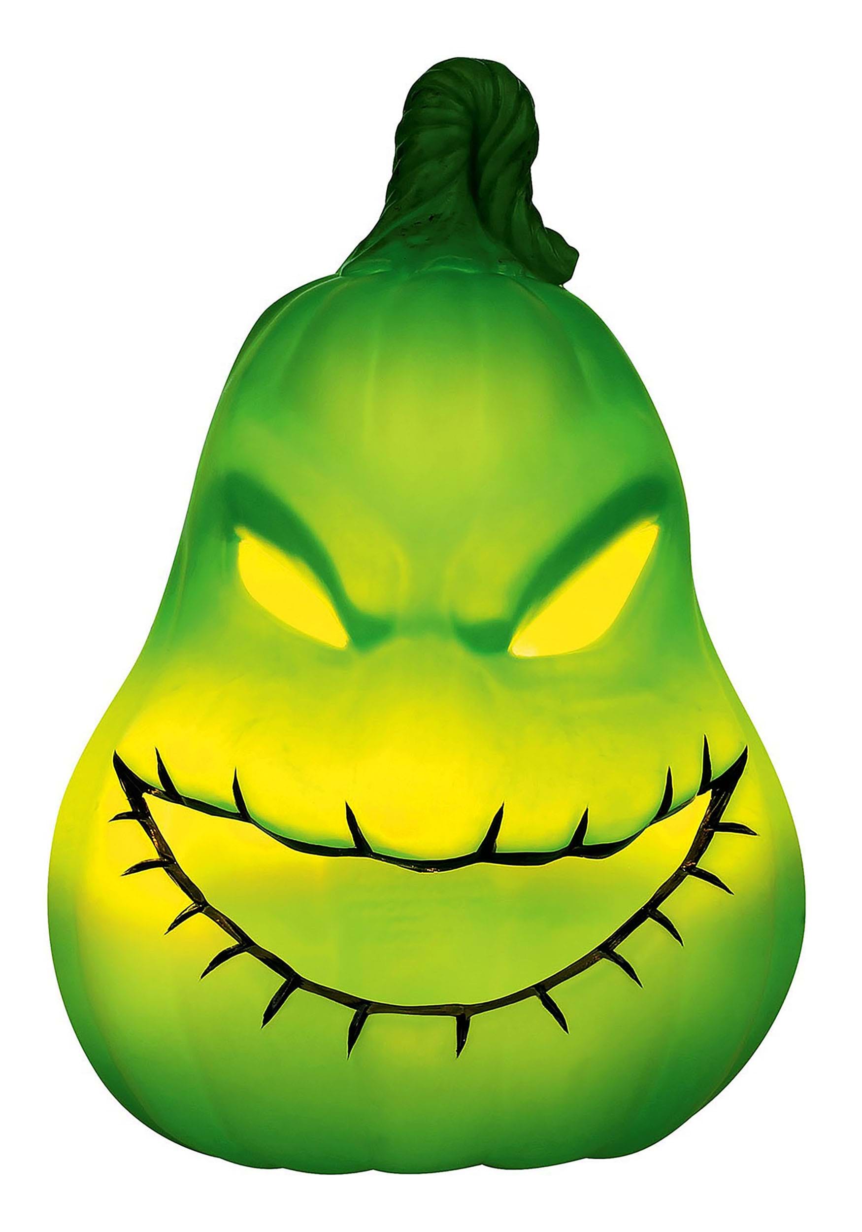 Nightmare Before Christmas Oogie Boogie Light Up Pumpkin | Halloween Decorations