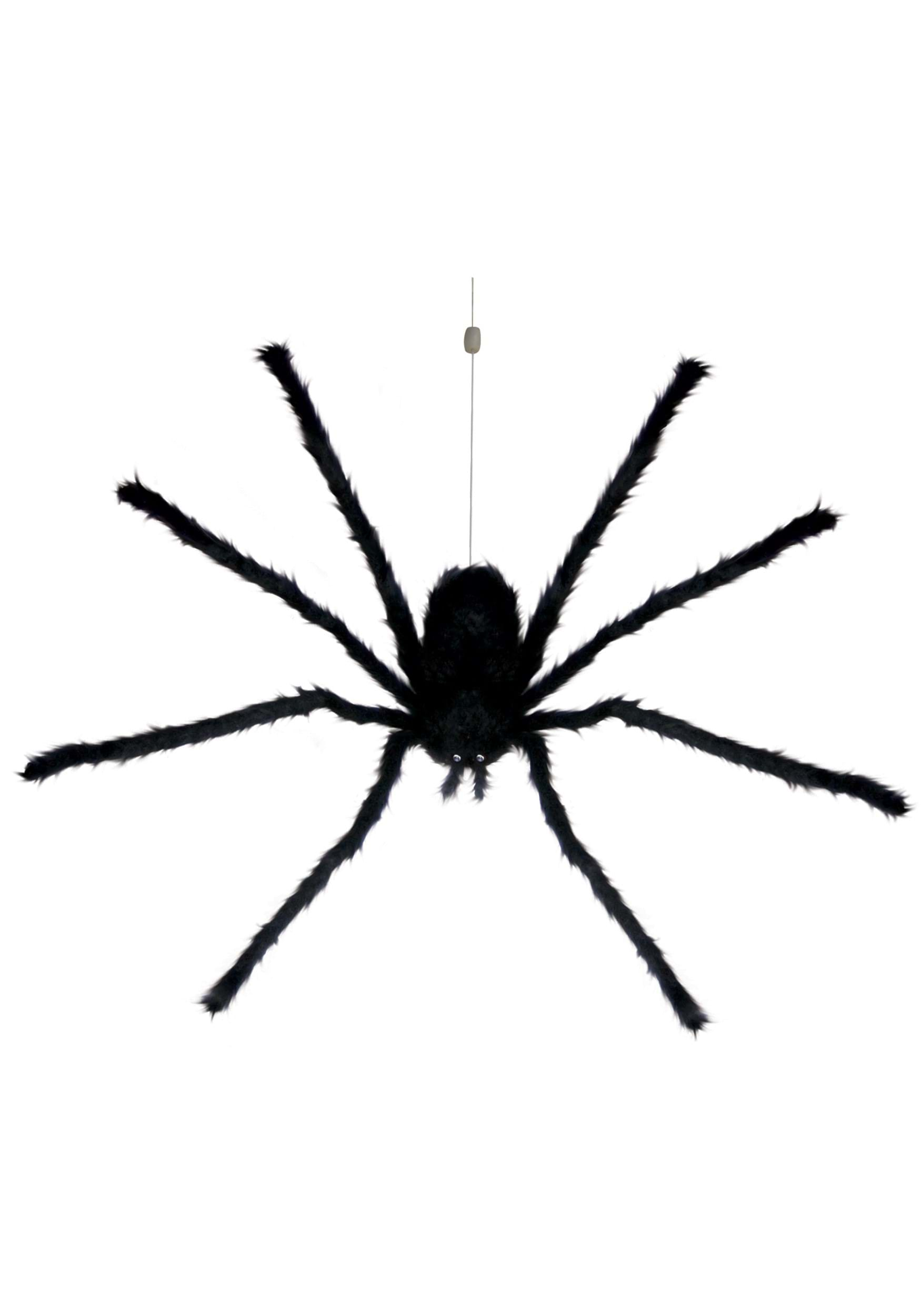 Floating Dropping Black Spider Prop | Spider Decorations