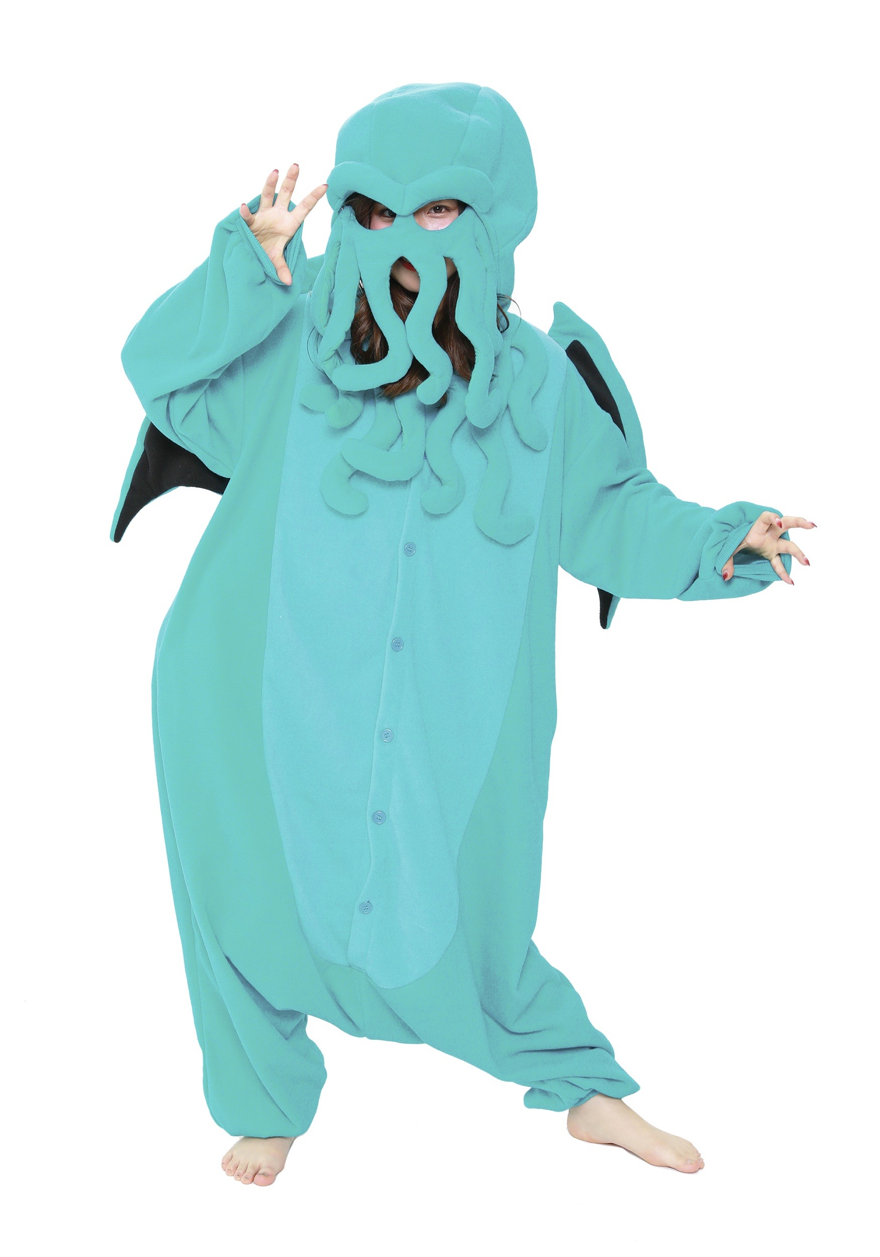 Adult Cthulhu Kigurumi Costume Onesie | Monster Costumes