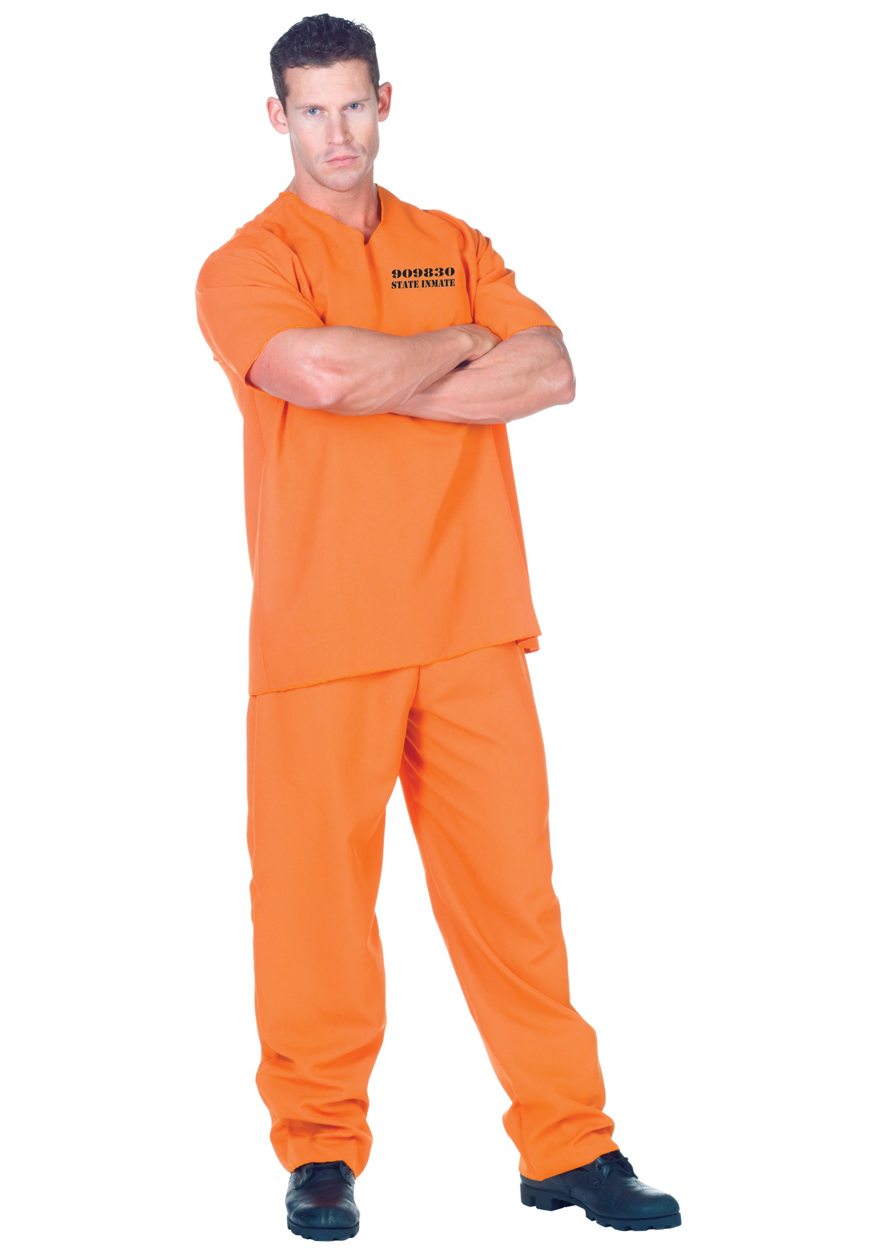 Public Offender Inmate Men's Costume | Men's Prisoner Costumes