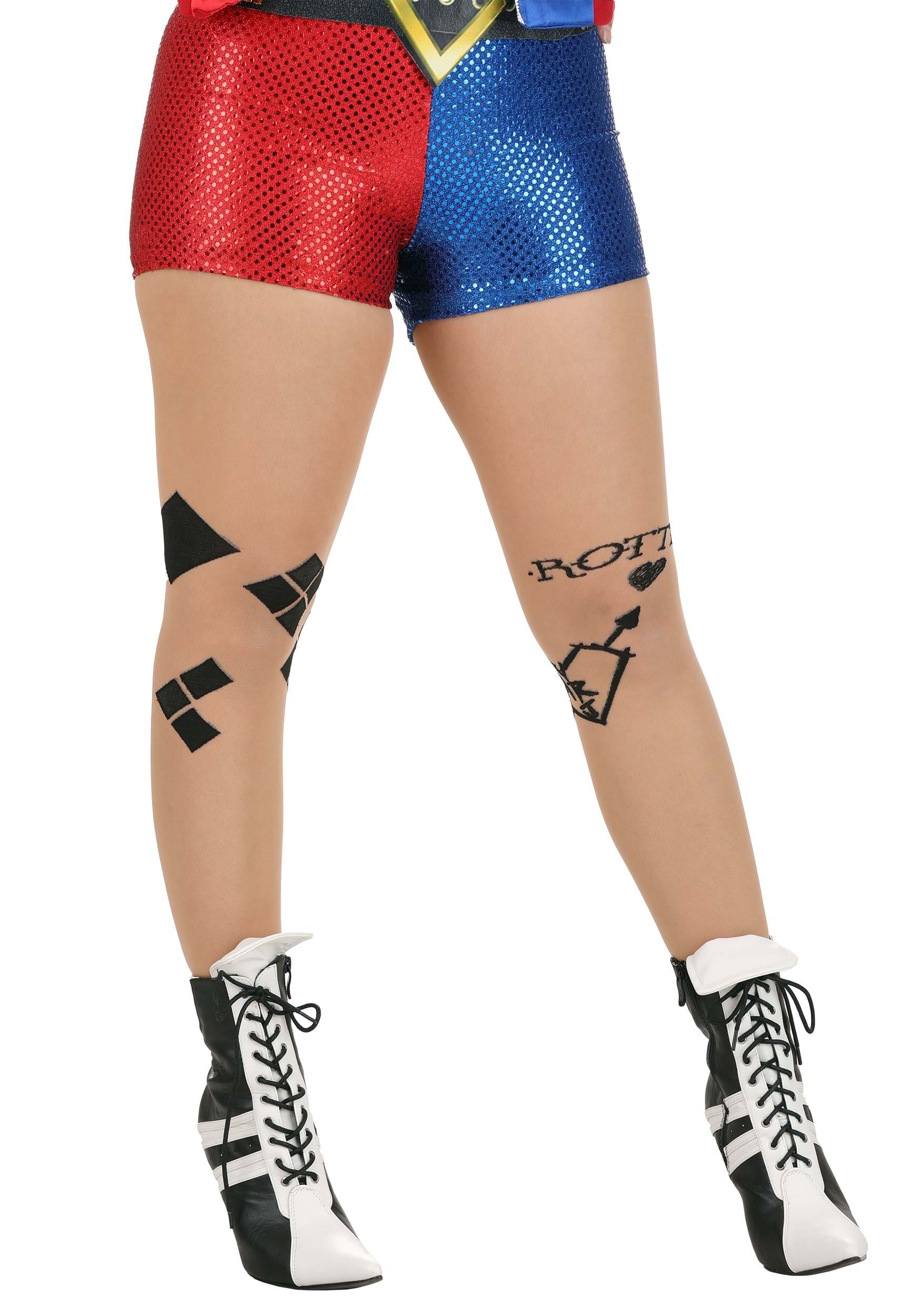Adult Suicide Squad Harley Quinn Tights | Harley Quinn Accessories