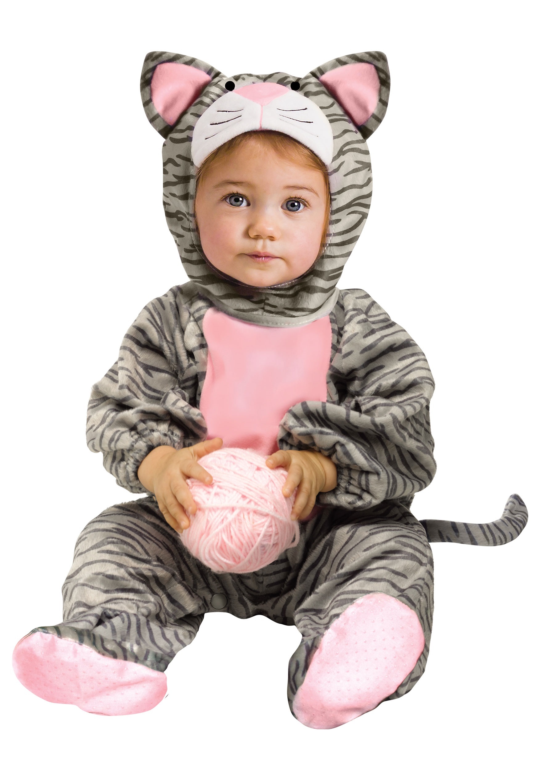 Striped Toddler Gray Kitten Costume | Kid