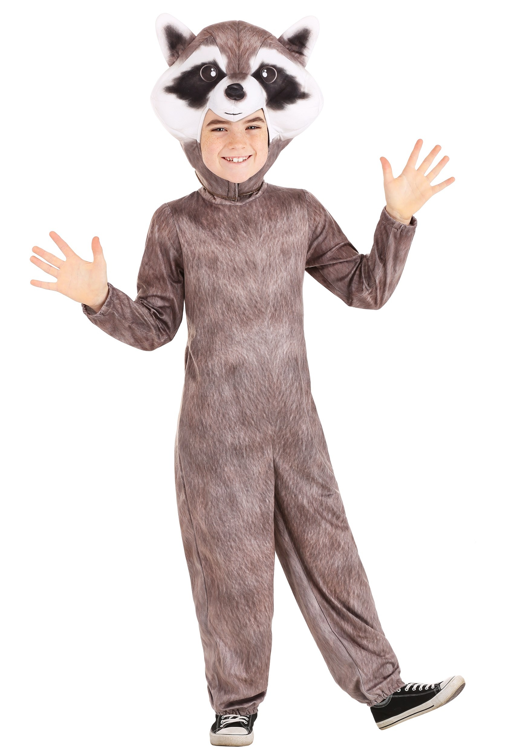 Realistic Raccoon Kid