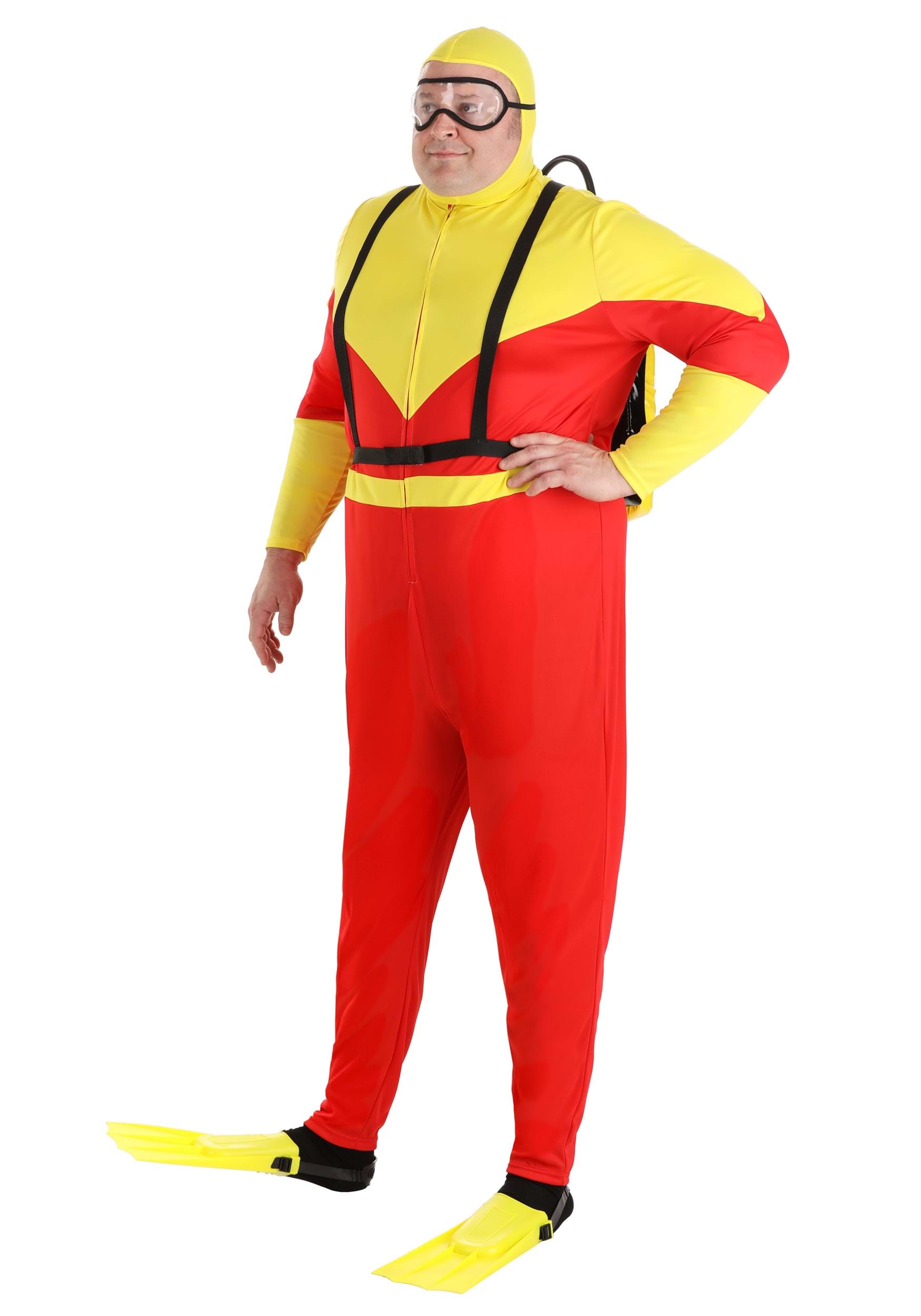 Plus Size Sunny Scuba Diver Costume | Adult Occupation Costumes