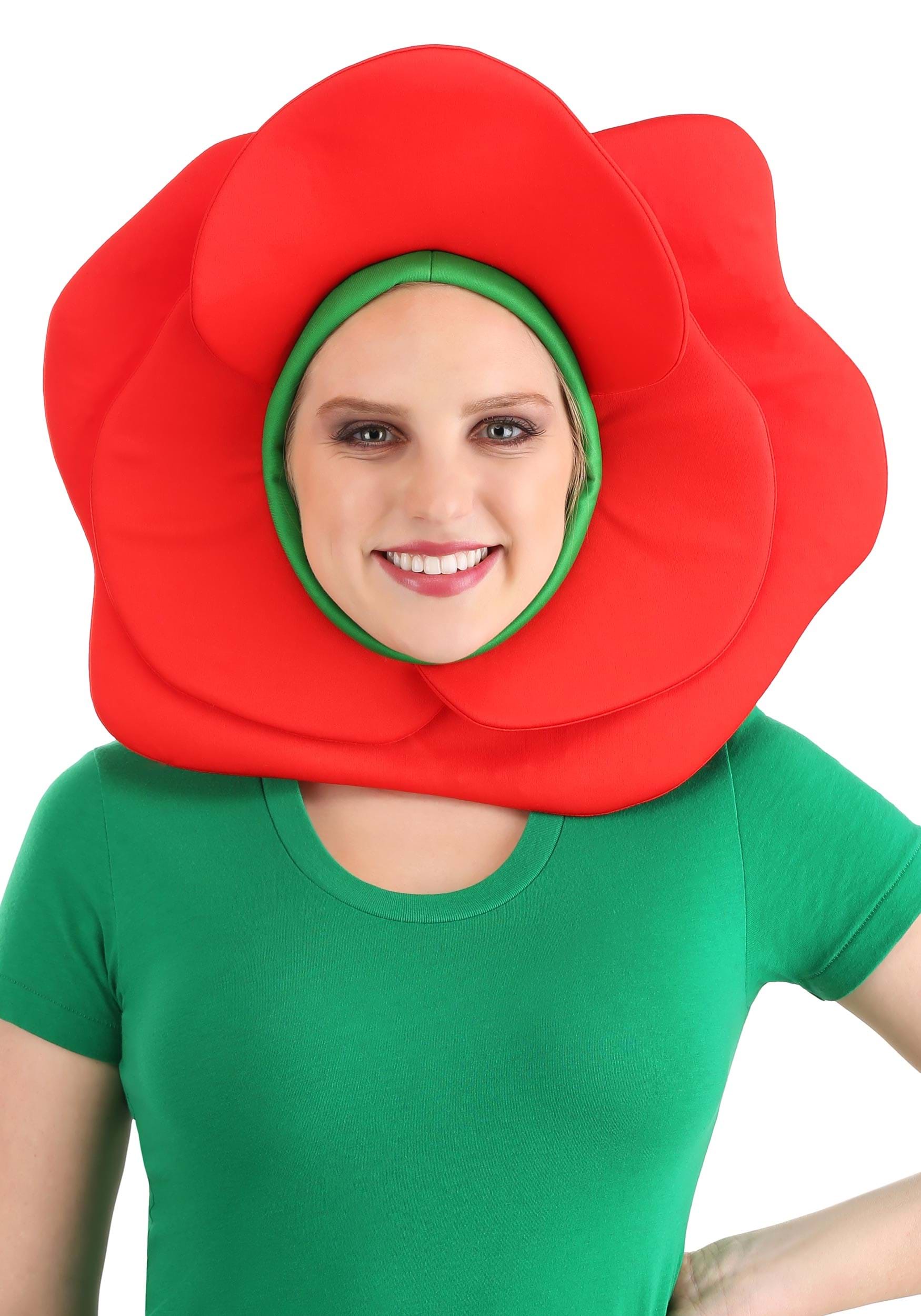 Rose Flower Adult Headpiece