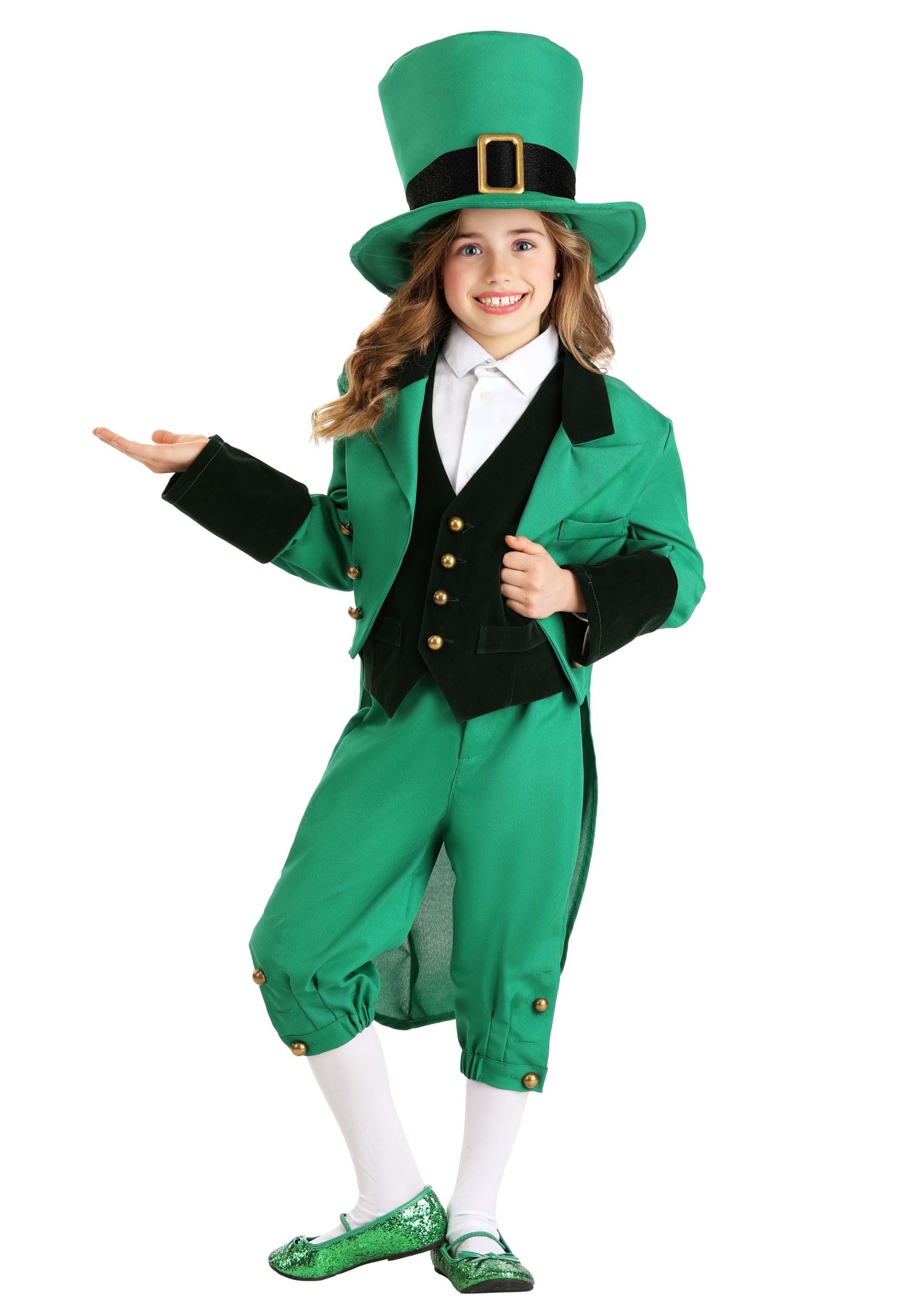 Child Green Leprechaun Costume | St. Patrick