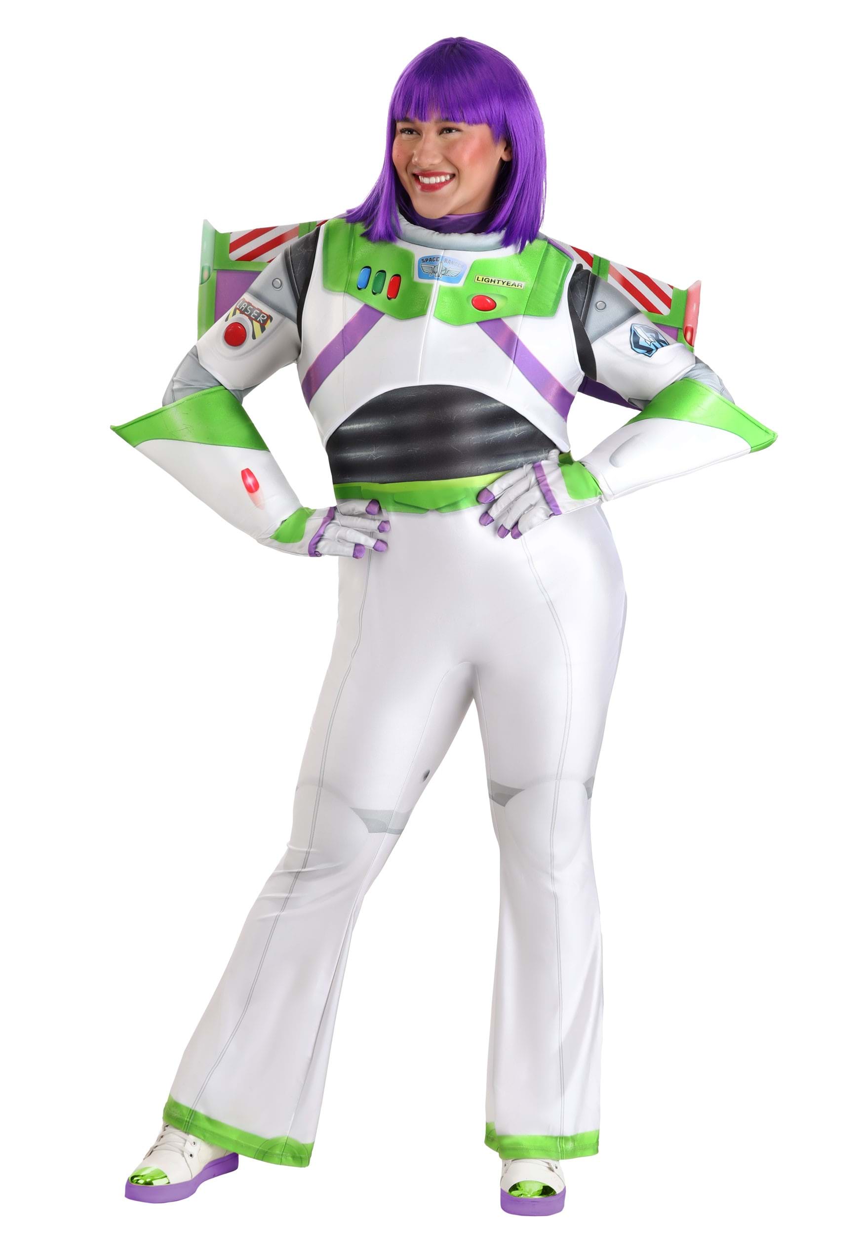 Plus Size Women's Disney and Pixar Buzz Lightyear Costume | Disney Costumes
