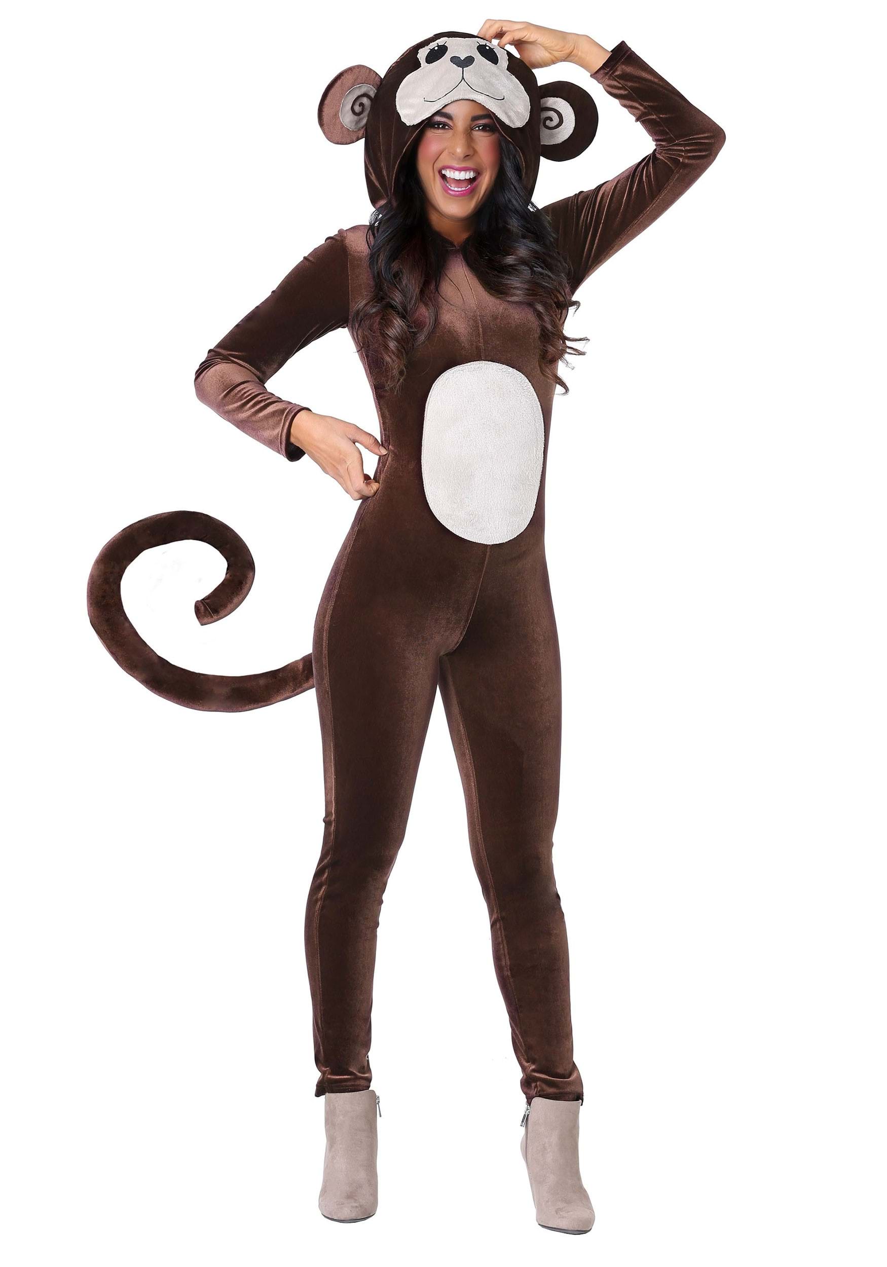 Adult Monkey Around Jumpsuit Costume | Animal Costumes