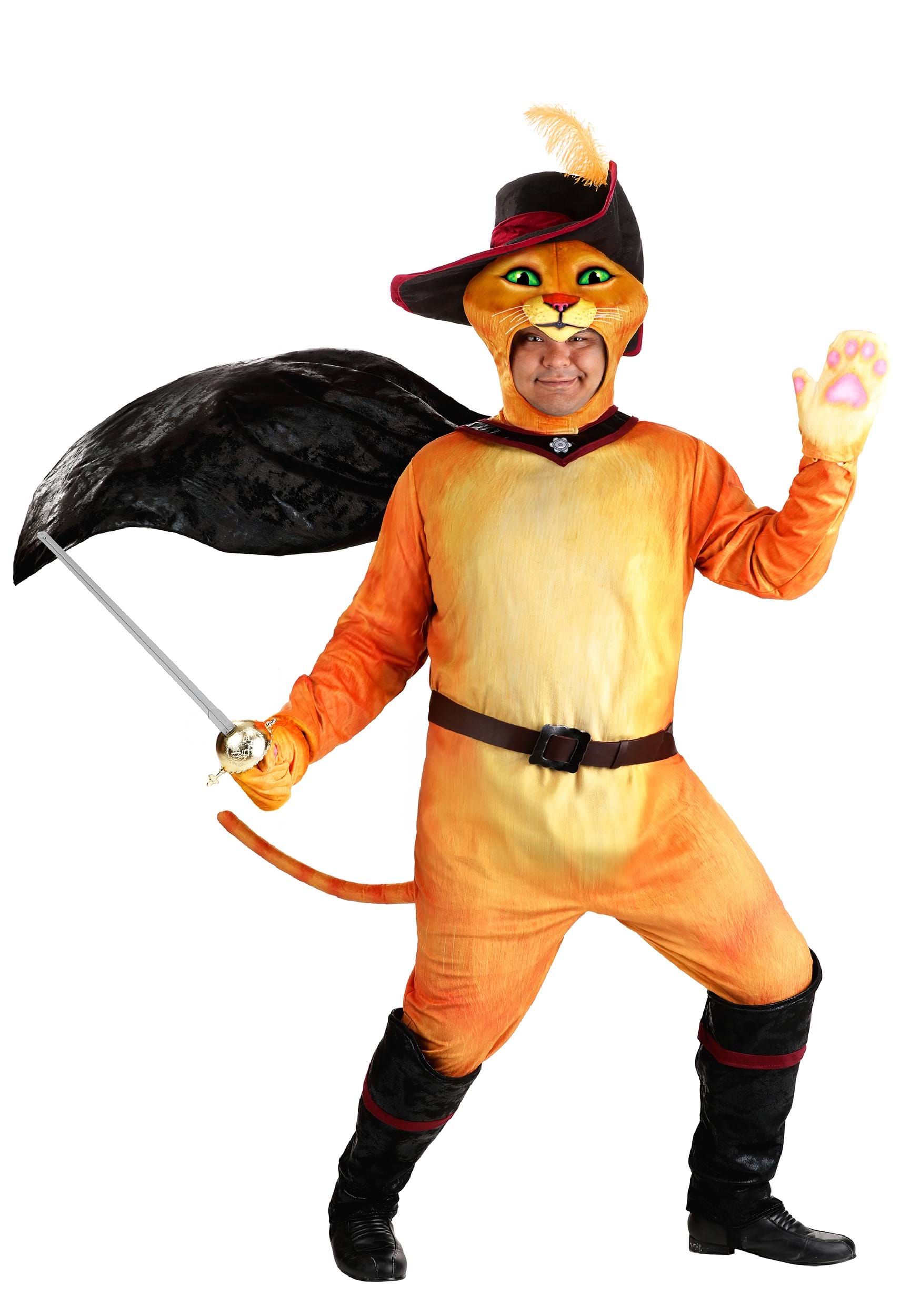Plus Size Shrek Puss in Boots Men