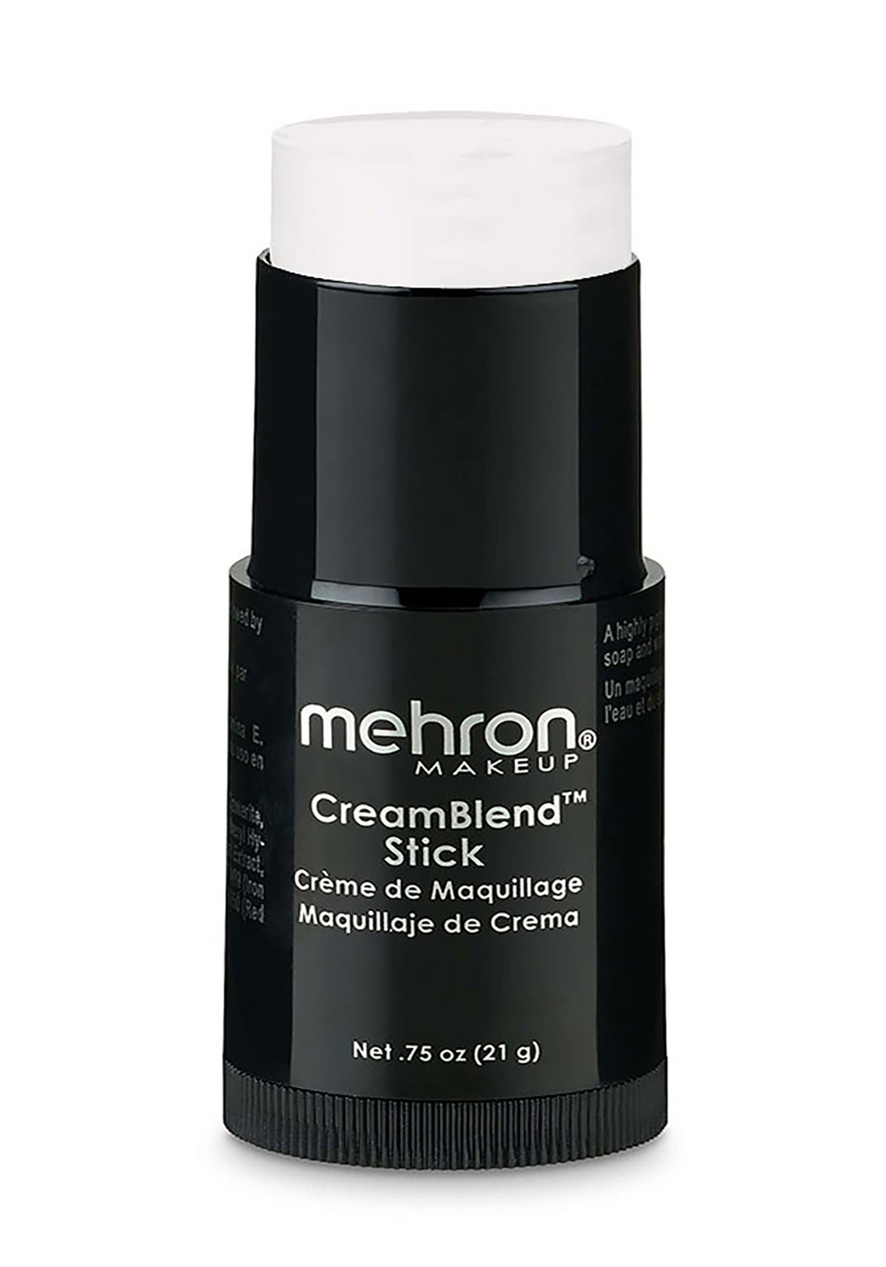 White CreamBlend Mehron Makeup Stick | Costume Makeup