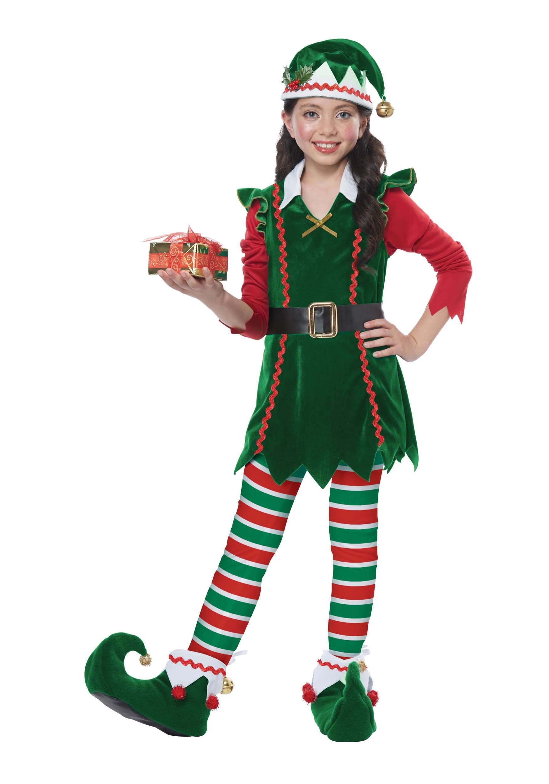 Festive Elf Costume for Girls