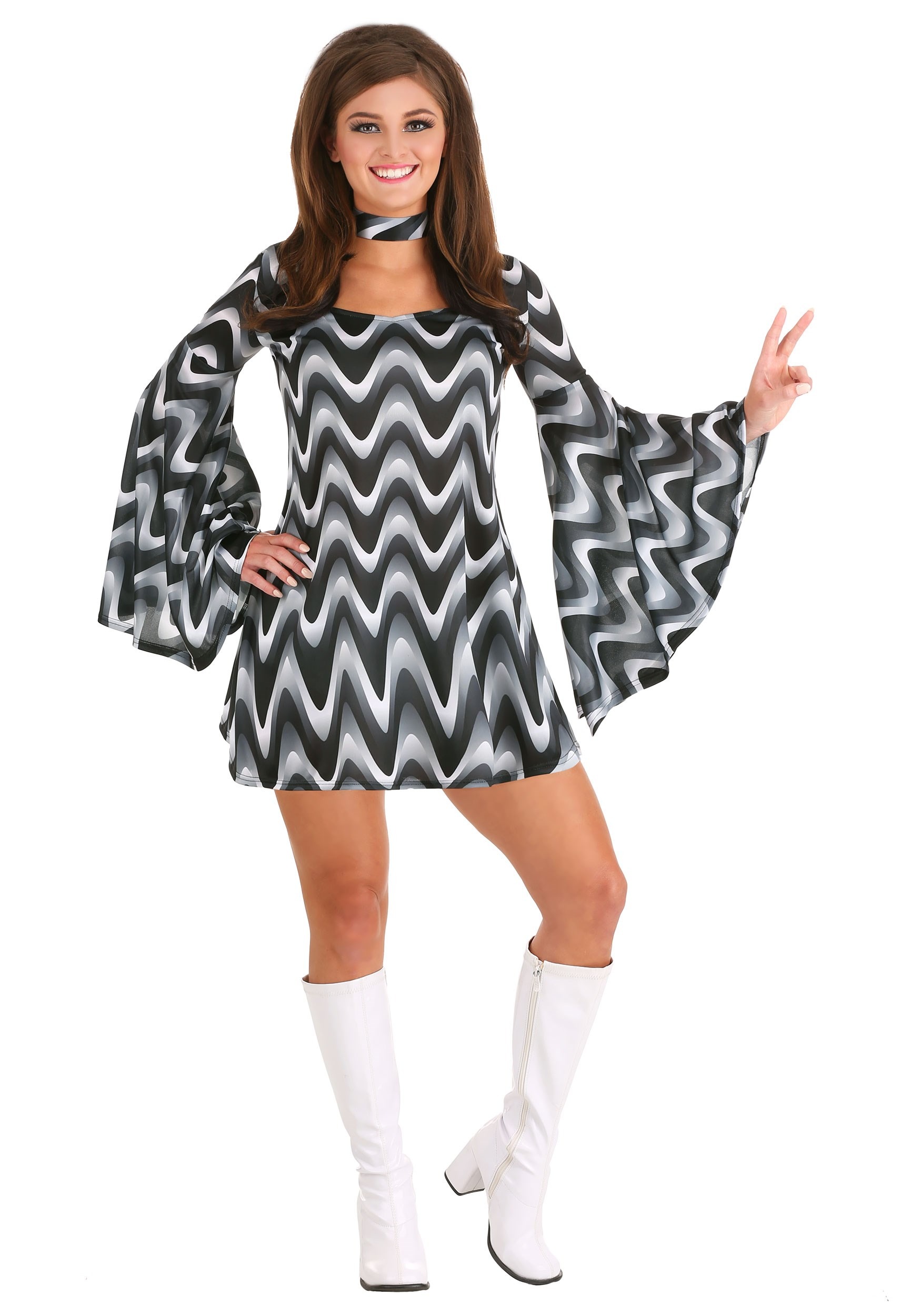 Silver Queen Disco Costume | 1960 Costumes