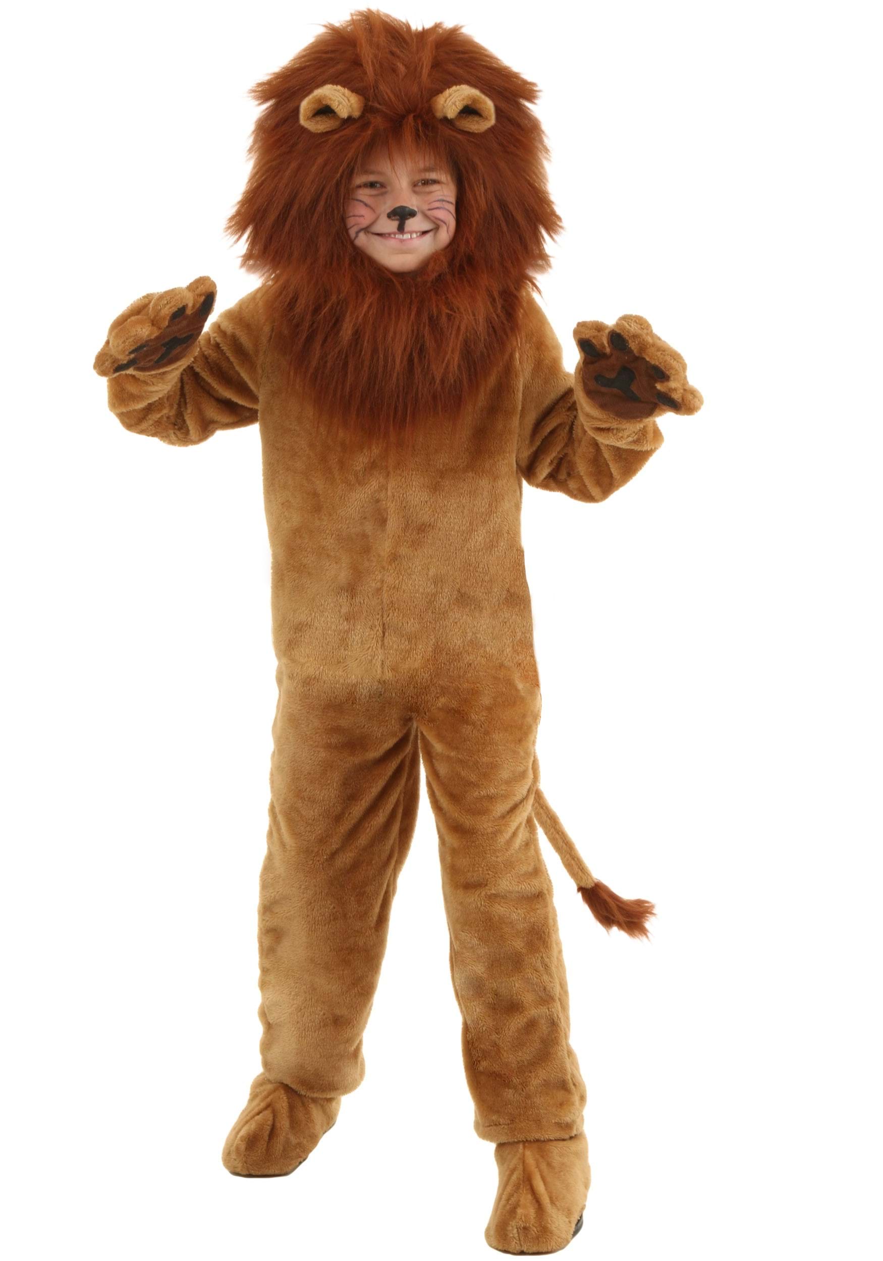 Child Deluxe Lion Costume | Safari Costumes