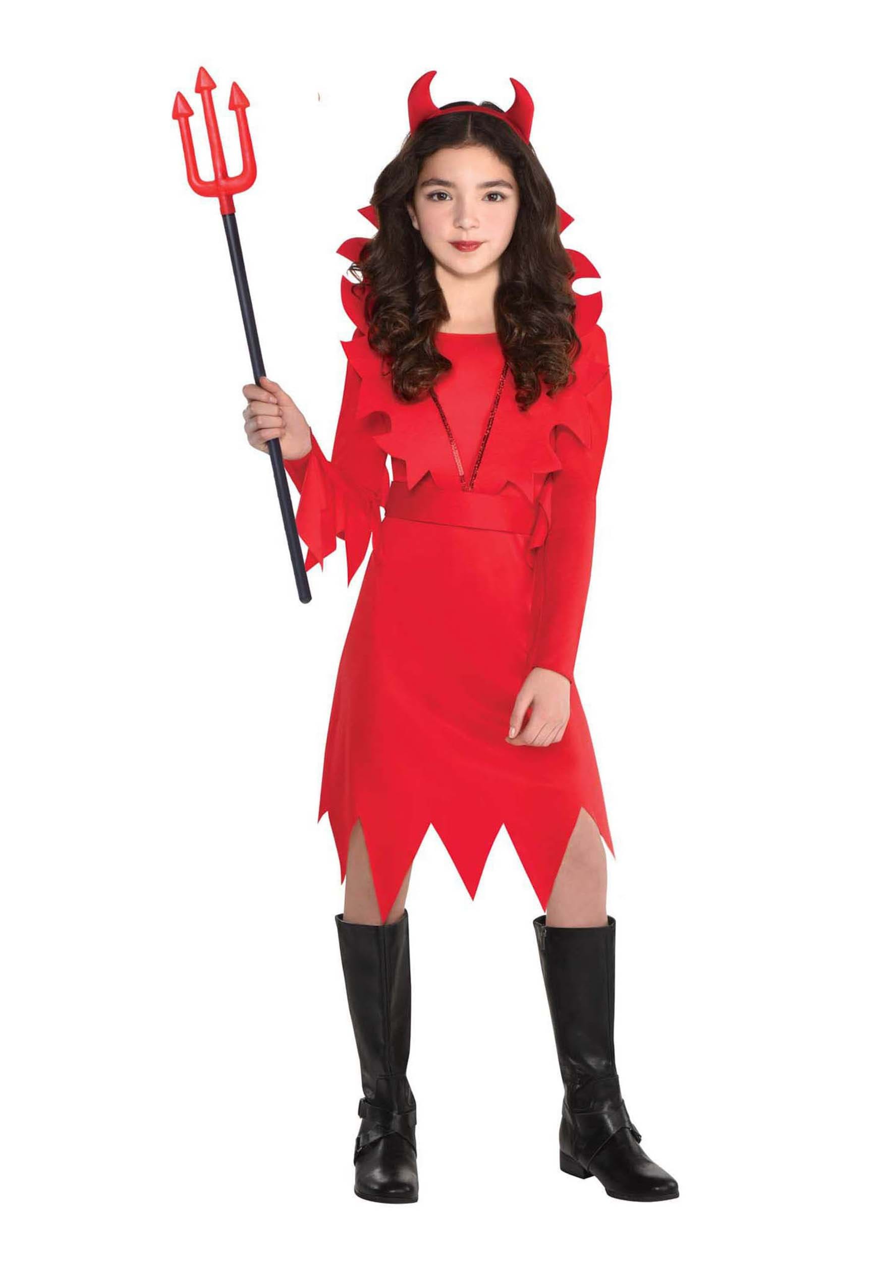 Devious Devil Costume for Girls | Kid