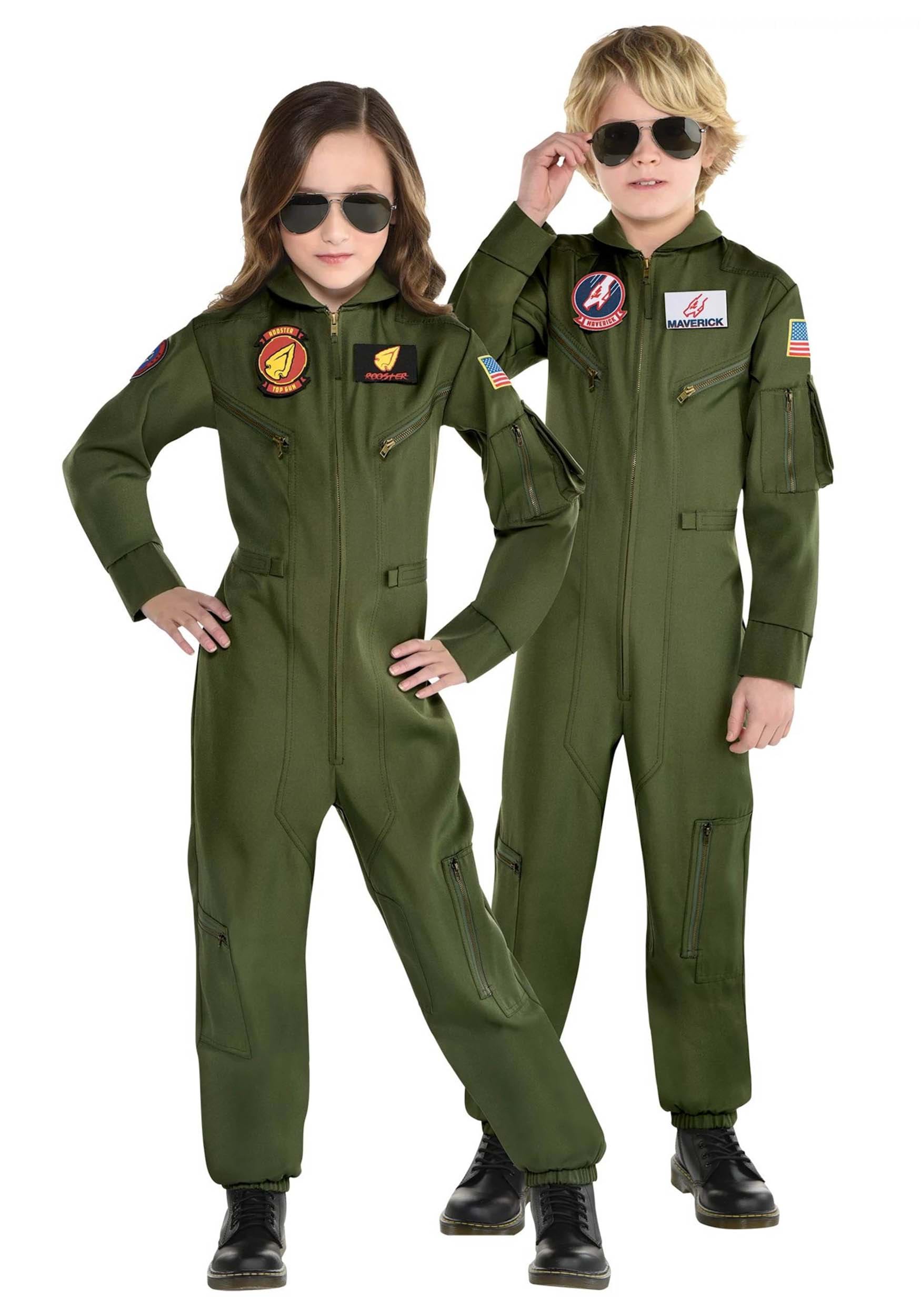 Top Gun Movie Flight Uniform Kid
