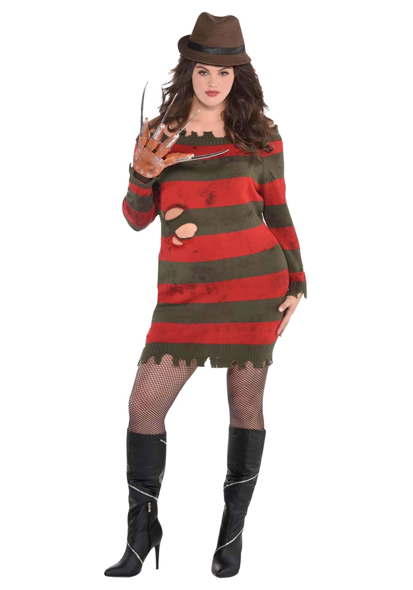 Plus Size Nightmare Ms. Krueger Women