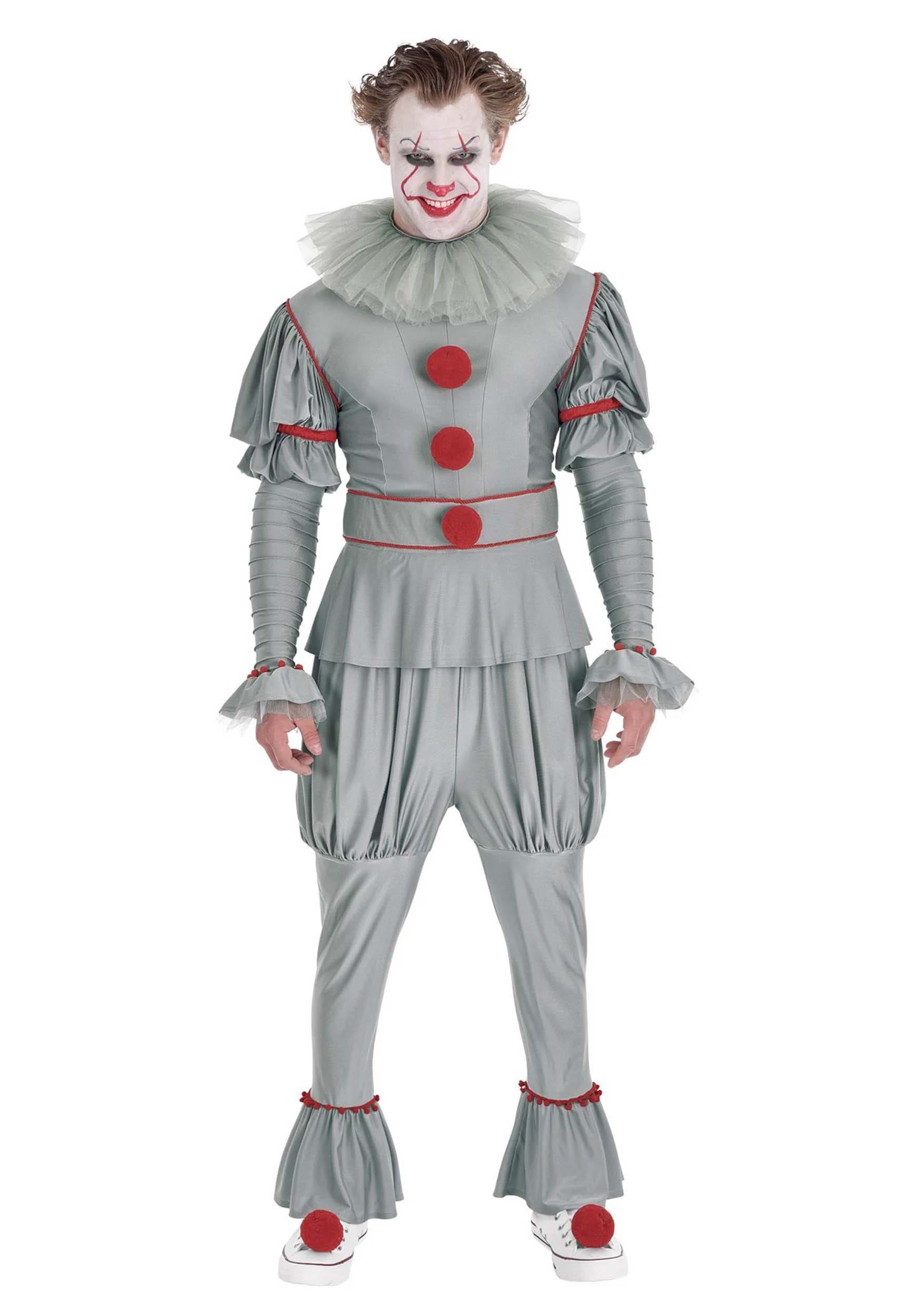Pennywise Clown Suit Men's Costume | Pennywise Costumes