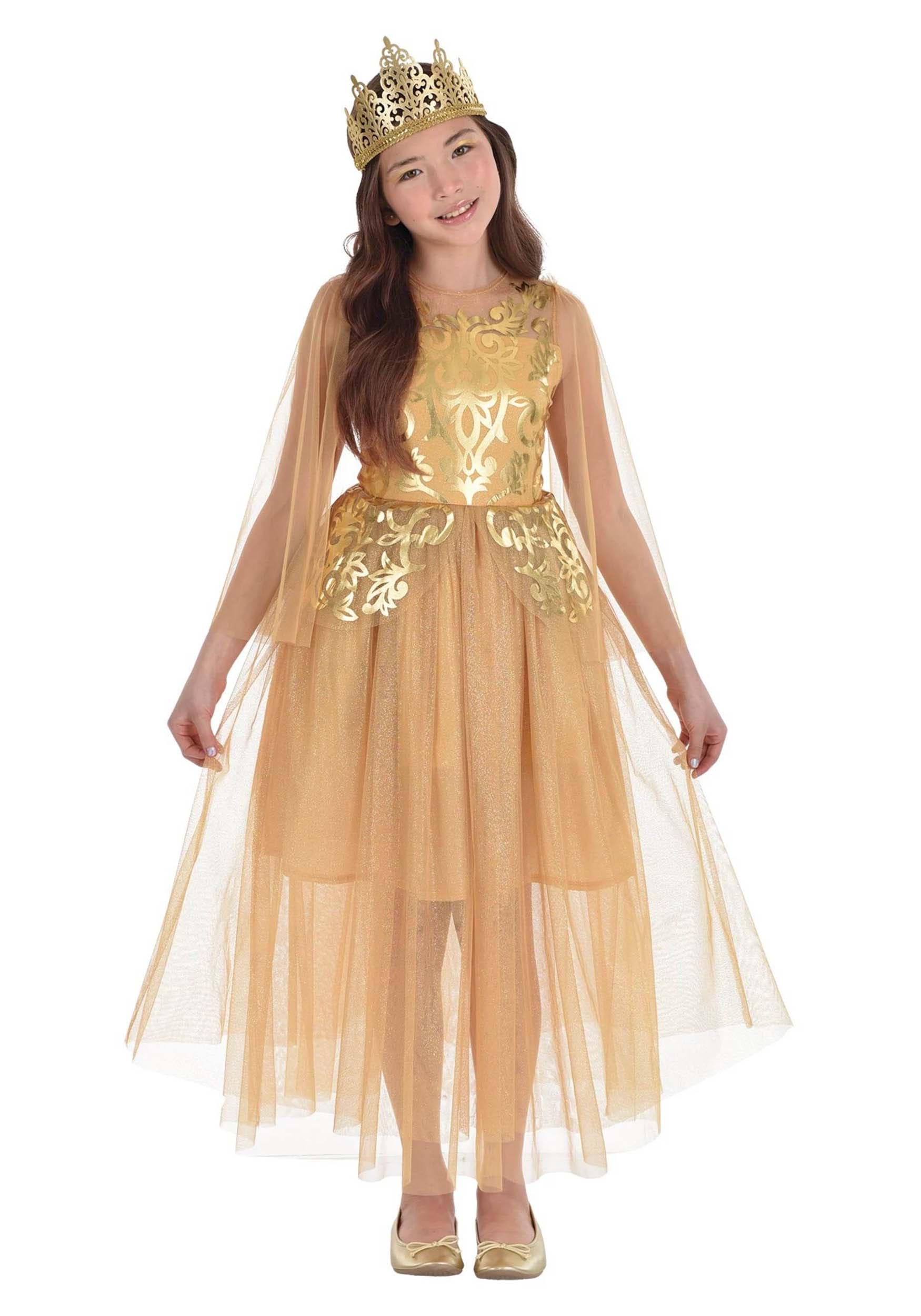 Royal Golden Gown Girl