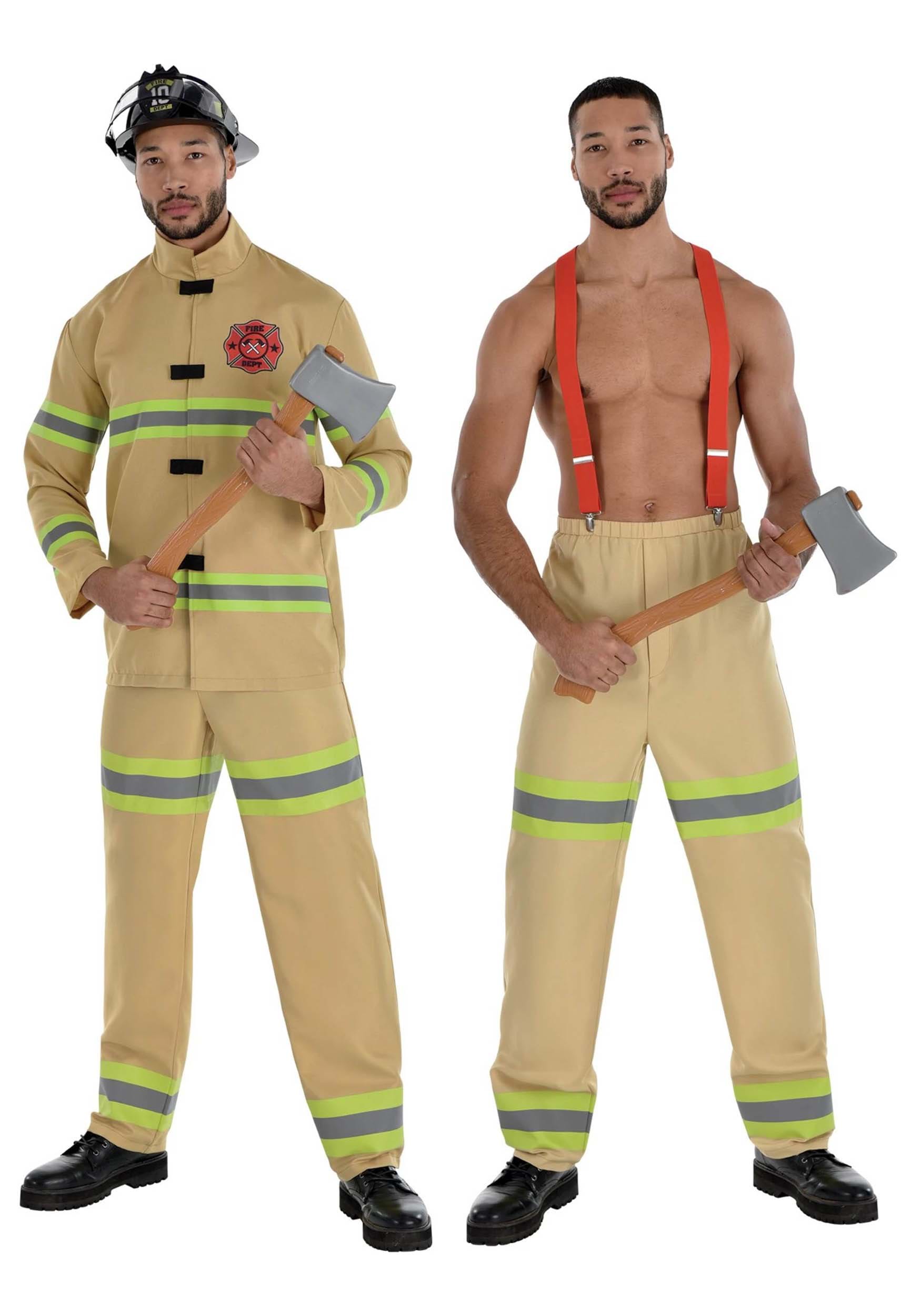 Firefighter Classic Uniform Men's Costume | Firefighter Costumes