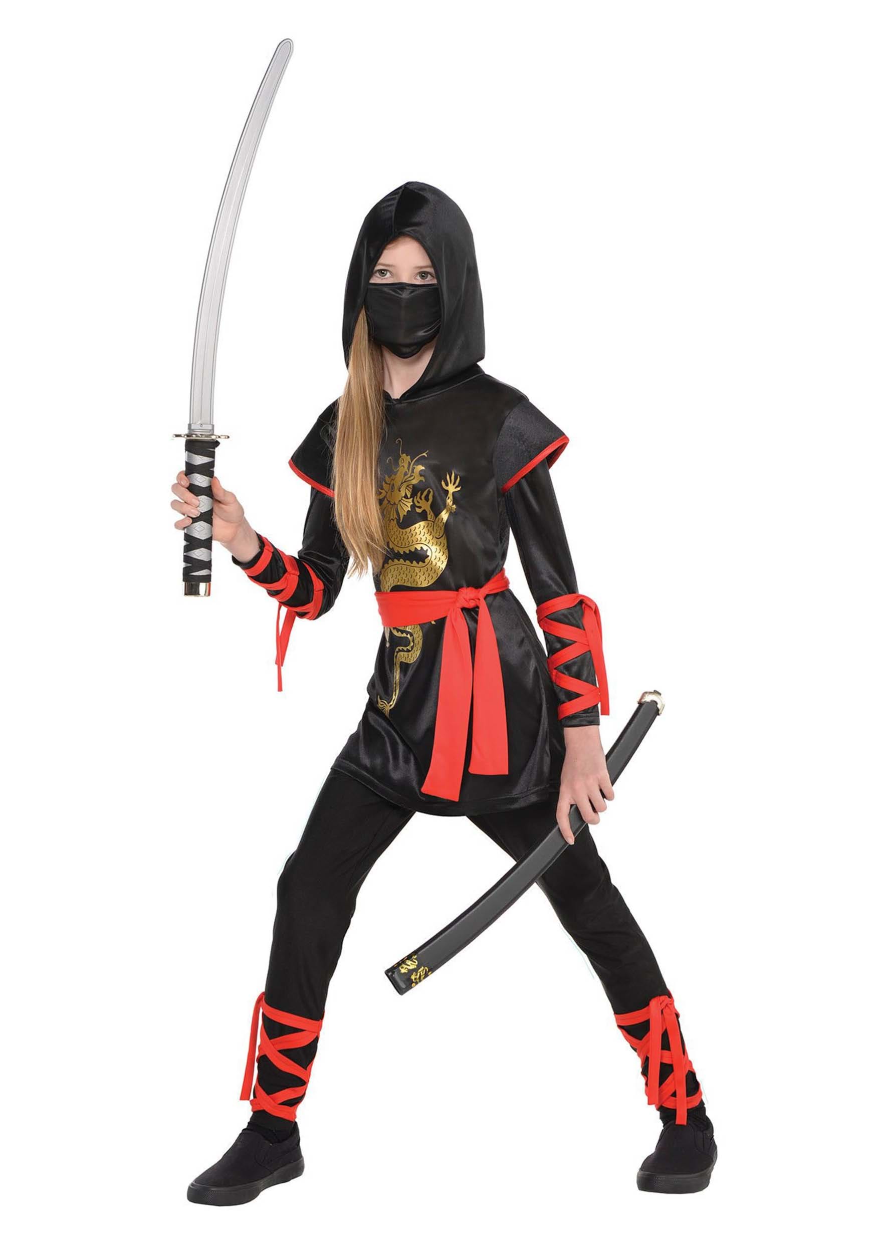 Gold Dragon Ninja Girl