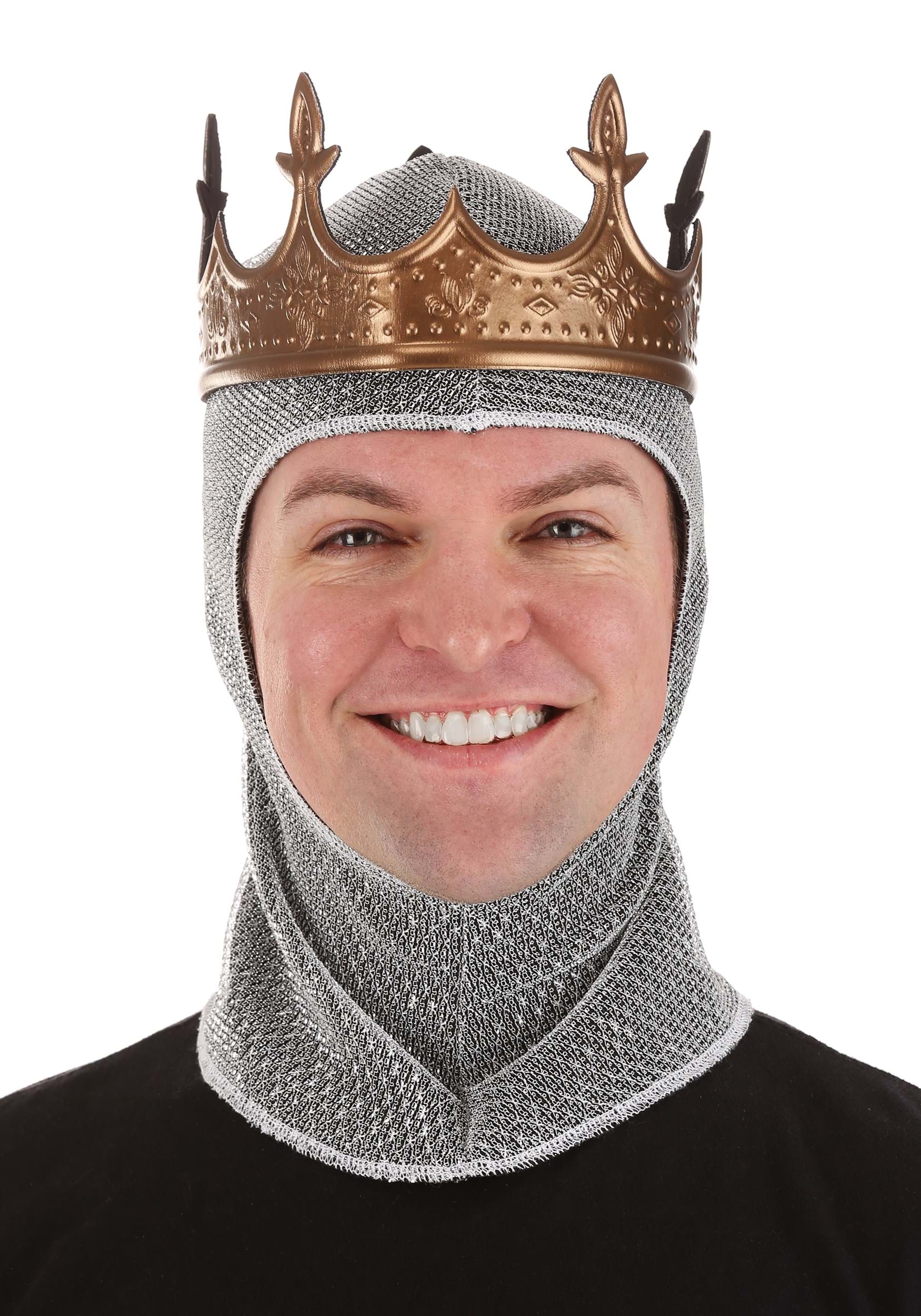 King Arthur Costume Accessory Crown & Hood | Historical Accessories