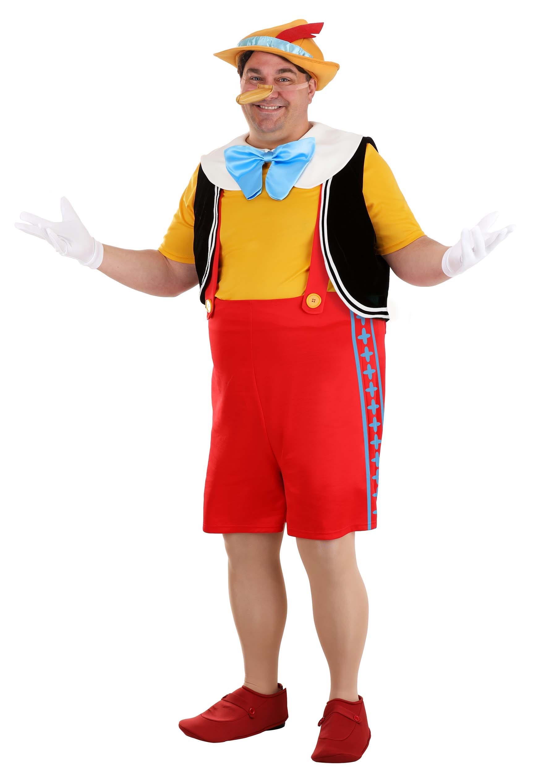 Plus Size Deluxe Disney Pinocchio Men
