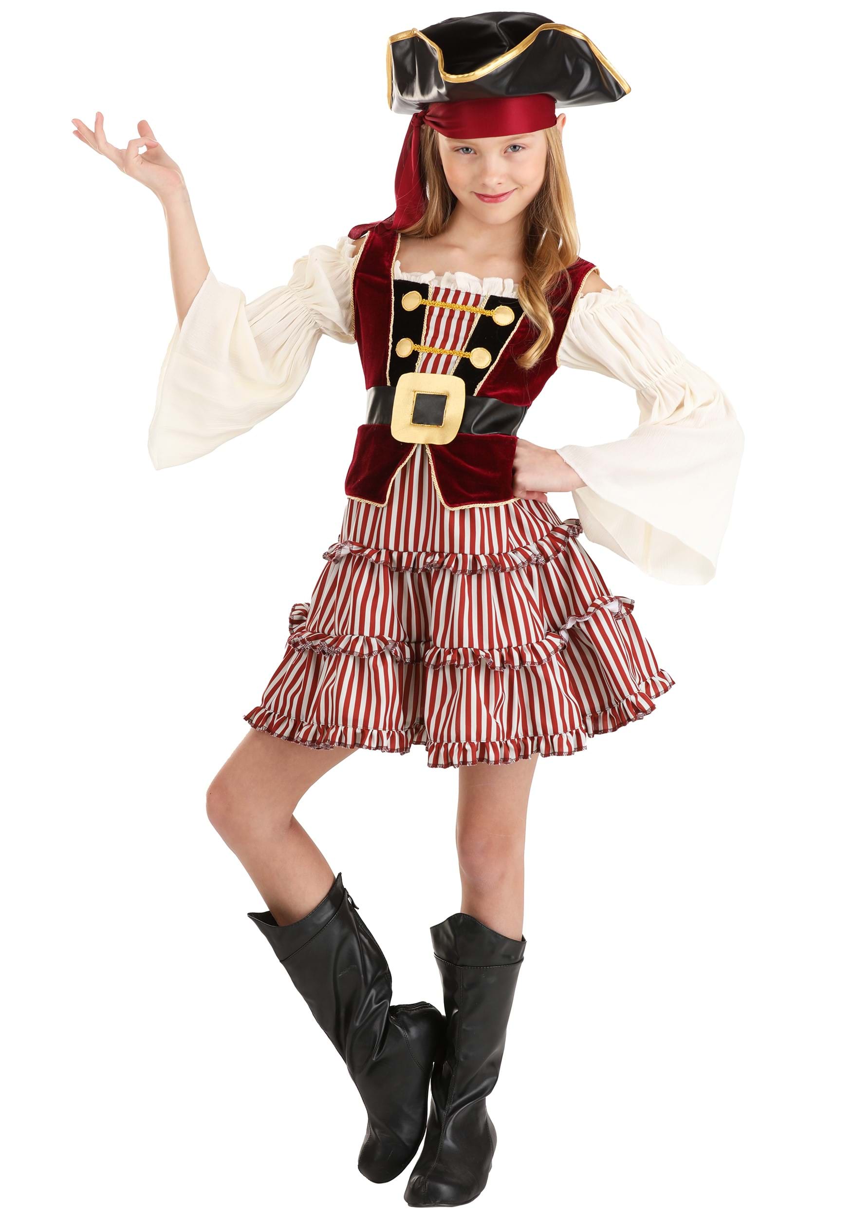 Corsair Pirate Costume for Girls | Kid