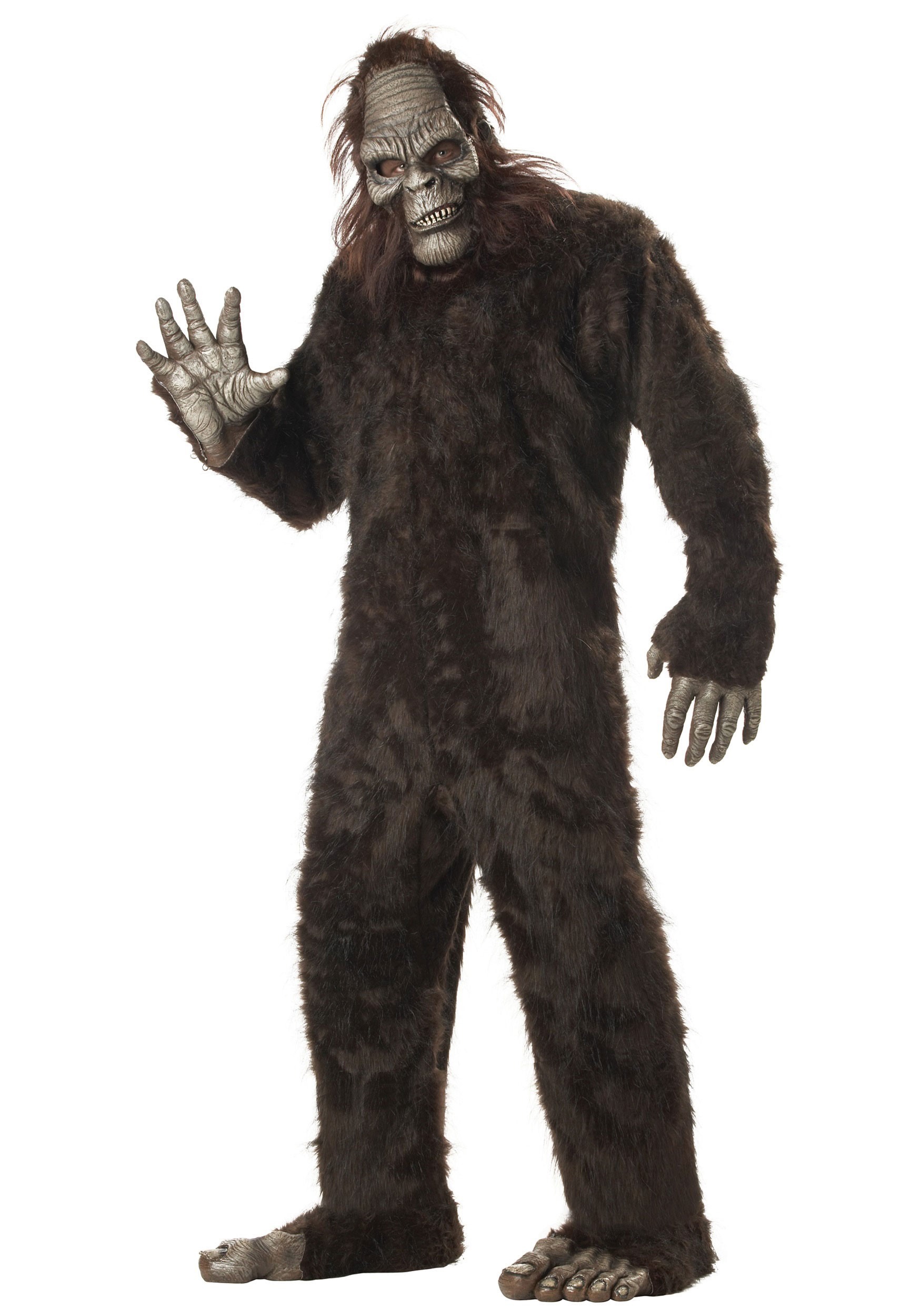 Adult Big Foot Costume | Sasquatch Costume | Animal Jumpsuit
