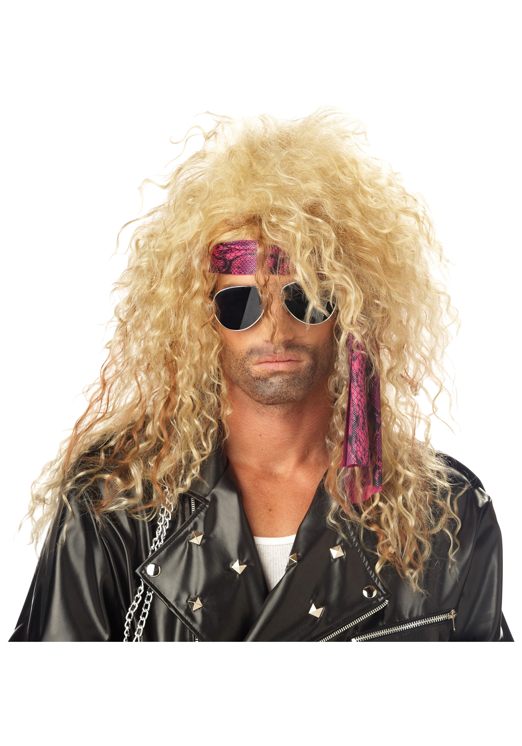 Blonde Heavy Metal Men's Wig | Men's Costume Wigs