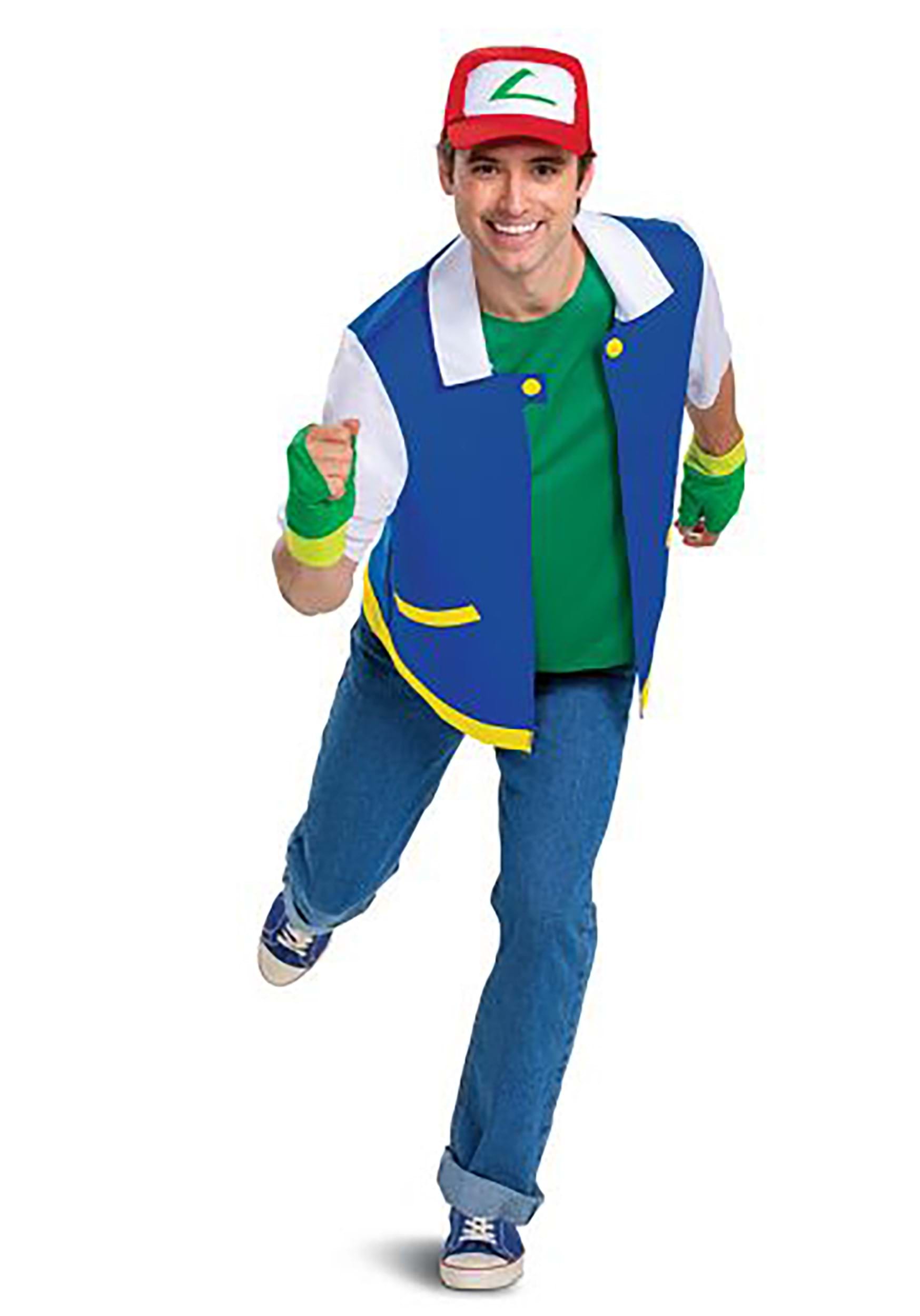 Pokémon Classic Ash Ketchum Adult Costume