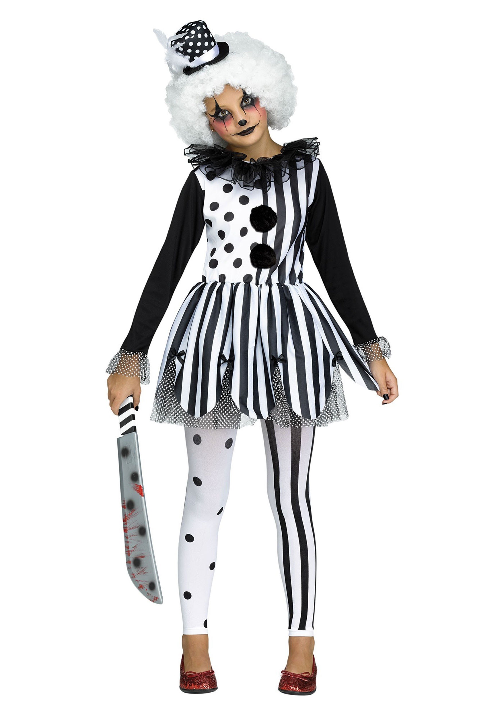 Killer Clown Costume for Girls | Girl