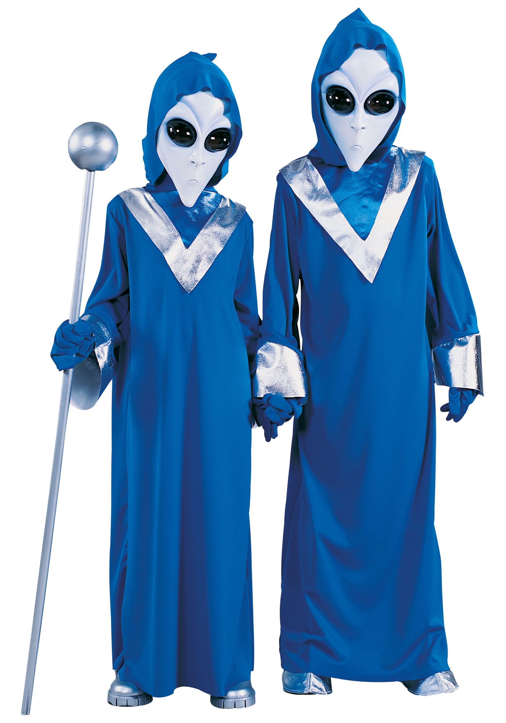 Blue Space Alien Kid