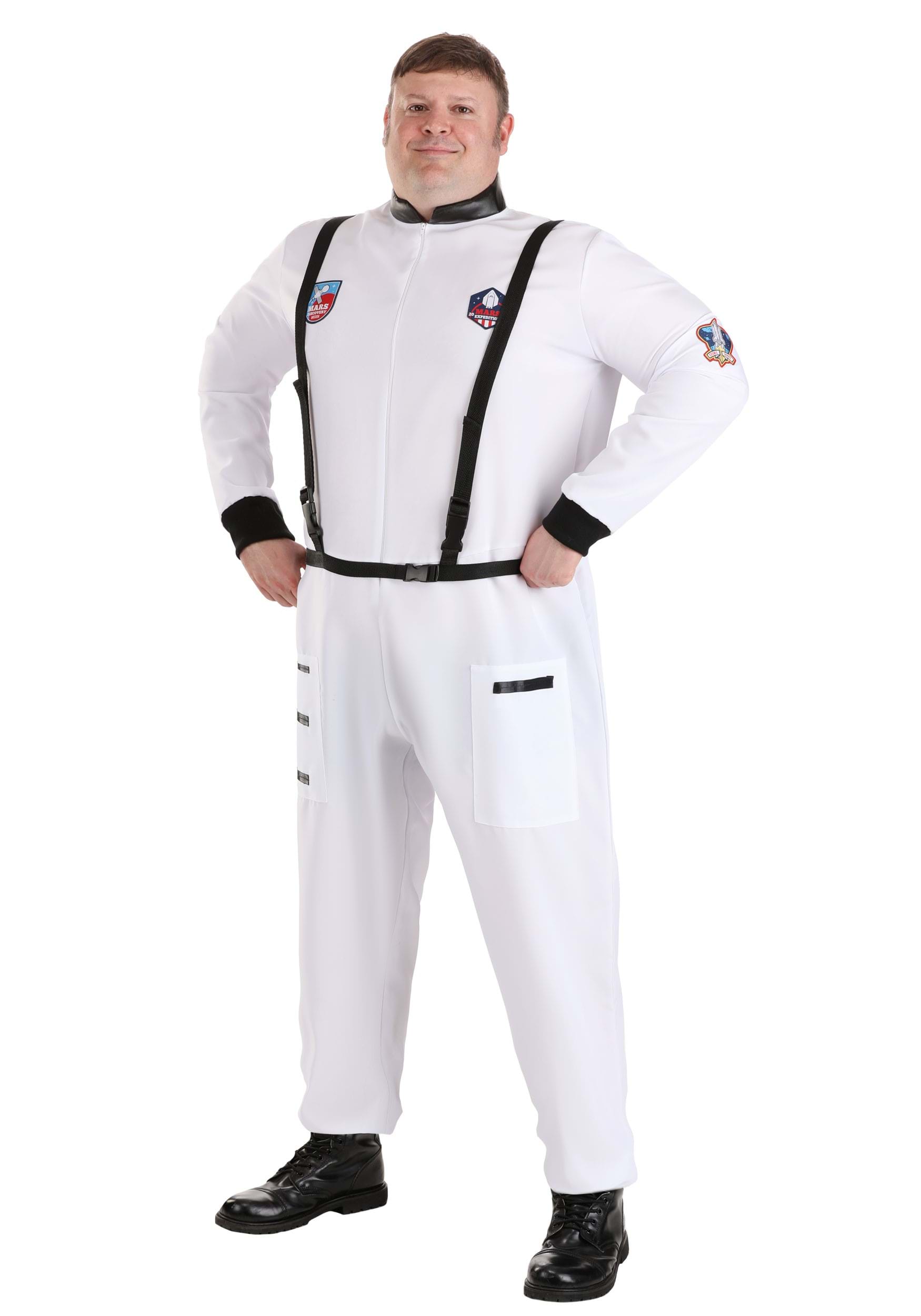 Plus Size Adult Classic White Astronaut Costume | Astronaut Costumes