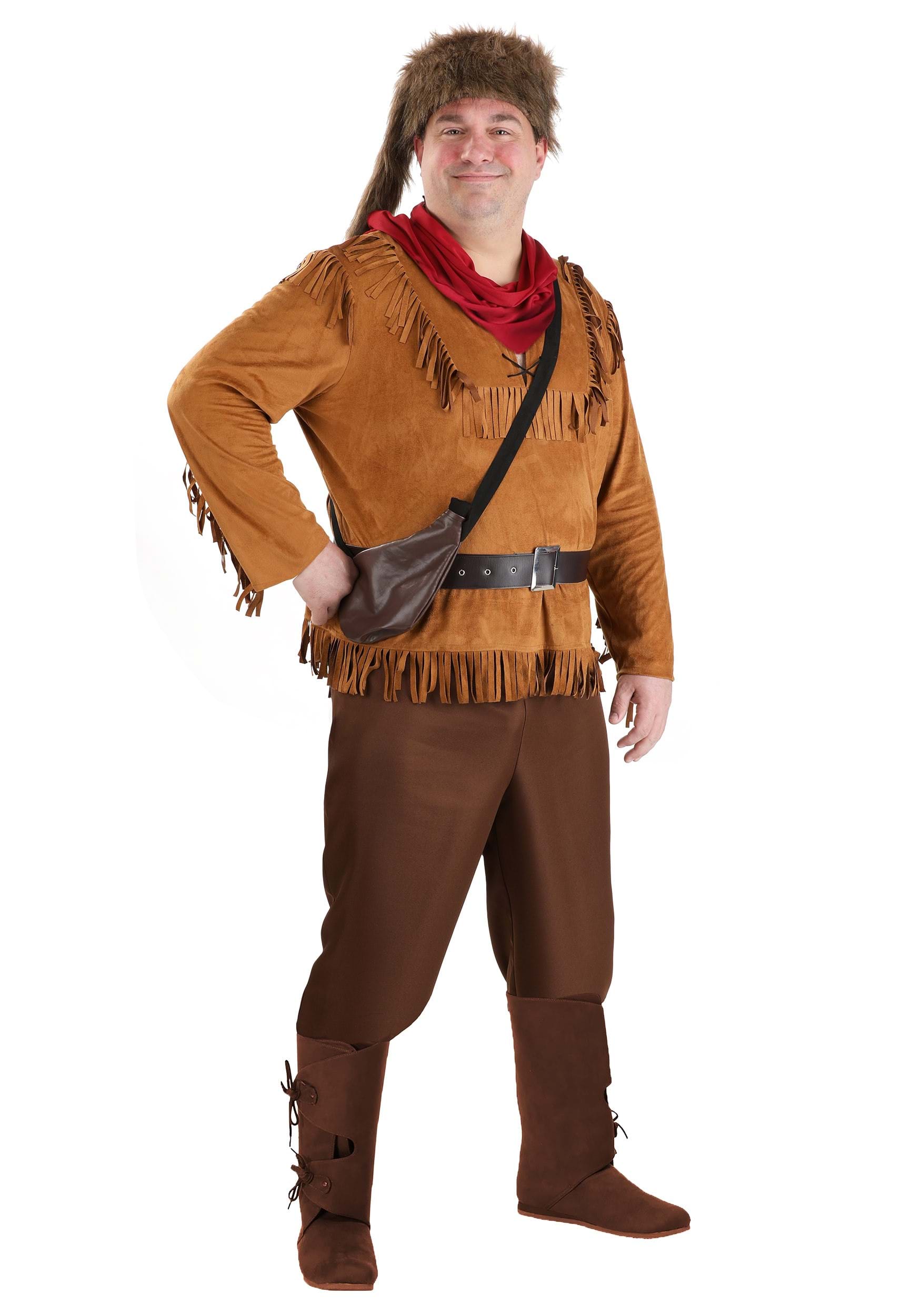 Plus Size Davy Crockett Men