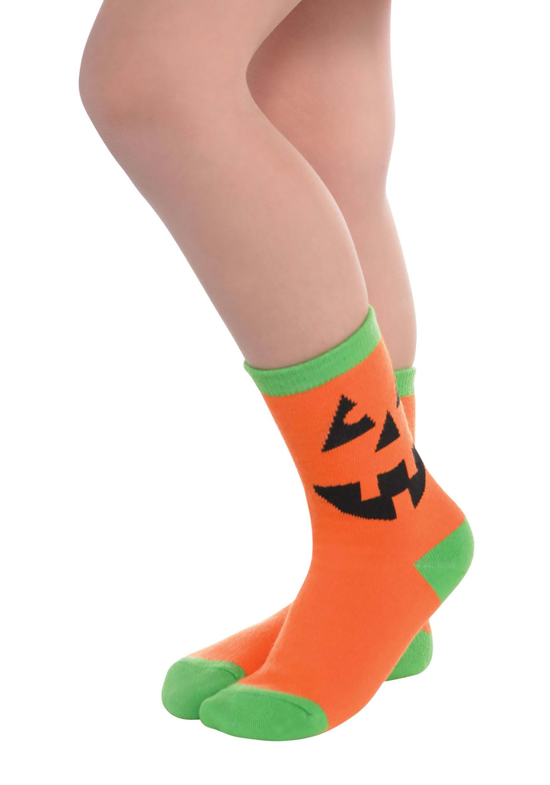 Pumpkin Crew Socks | Halloween Apparel