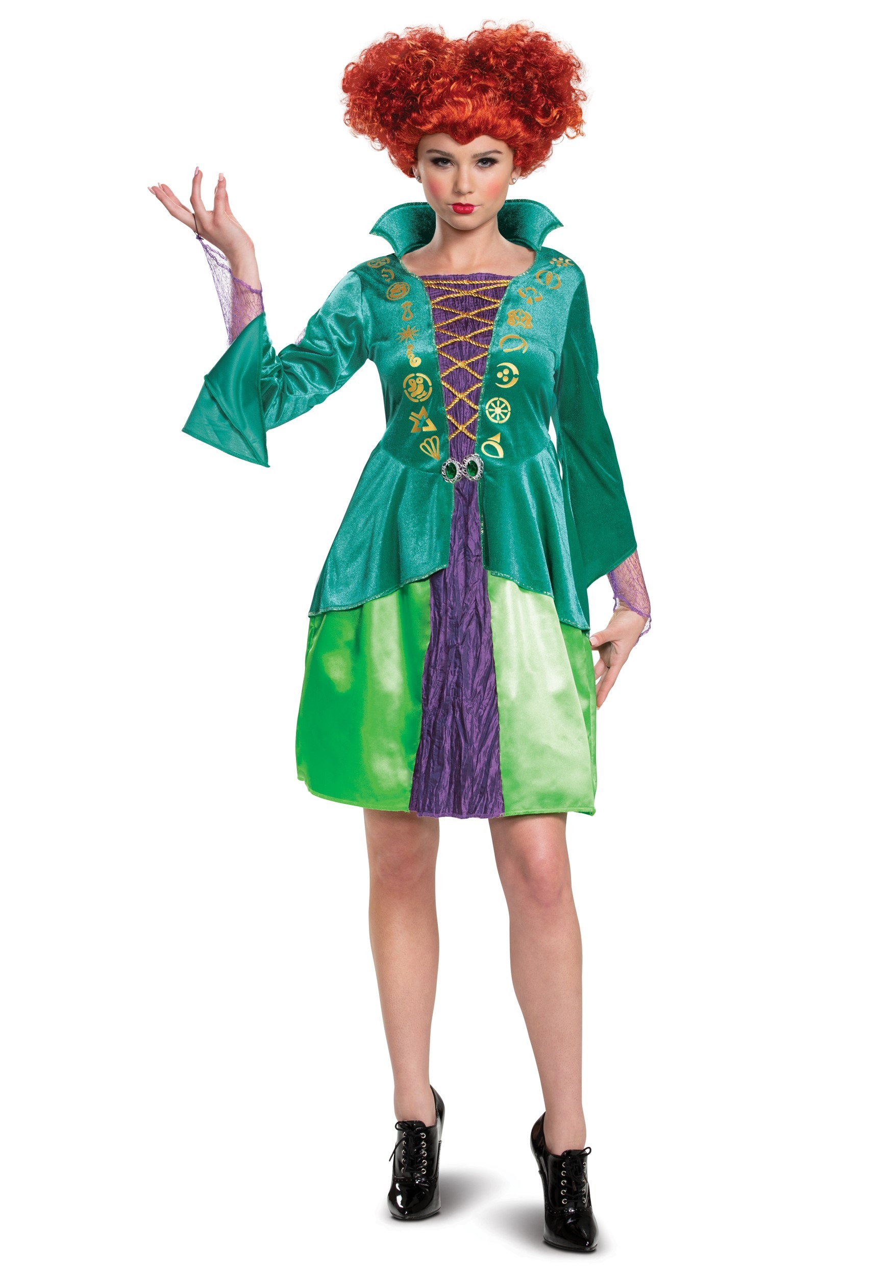 Adult Disney Hocus Pocus Classic Wini Costume Dress | Disney Costumes