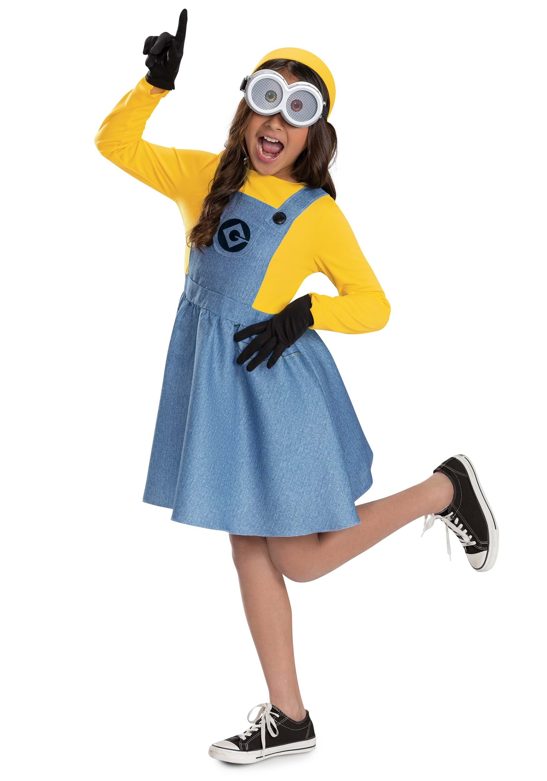 Despicable Me Girl's Minion Costume Dress | Movie Costumes