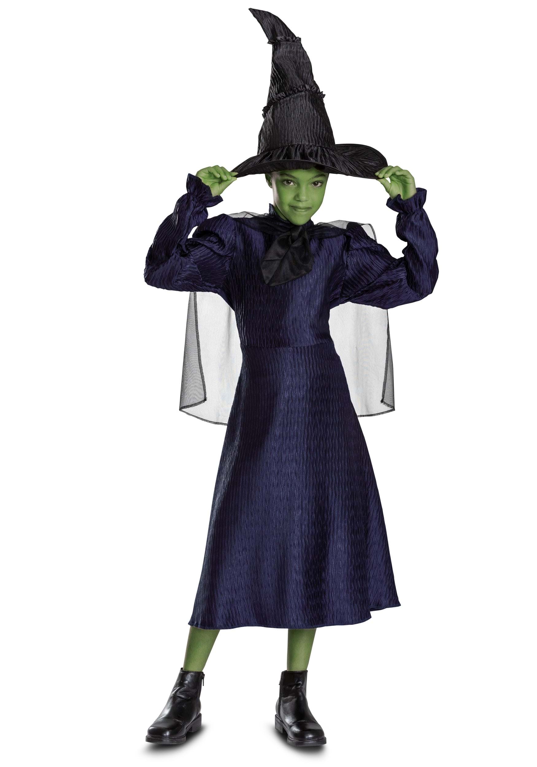 Classic Wicked Elphaba Girl's Costume | Wicked Costumes