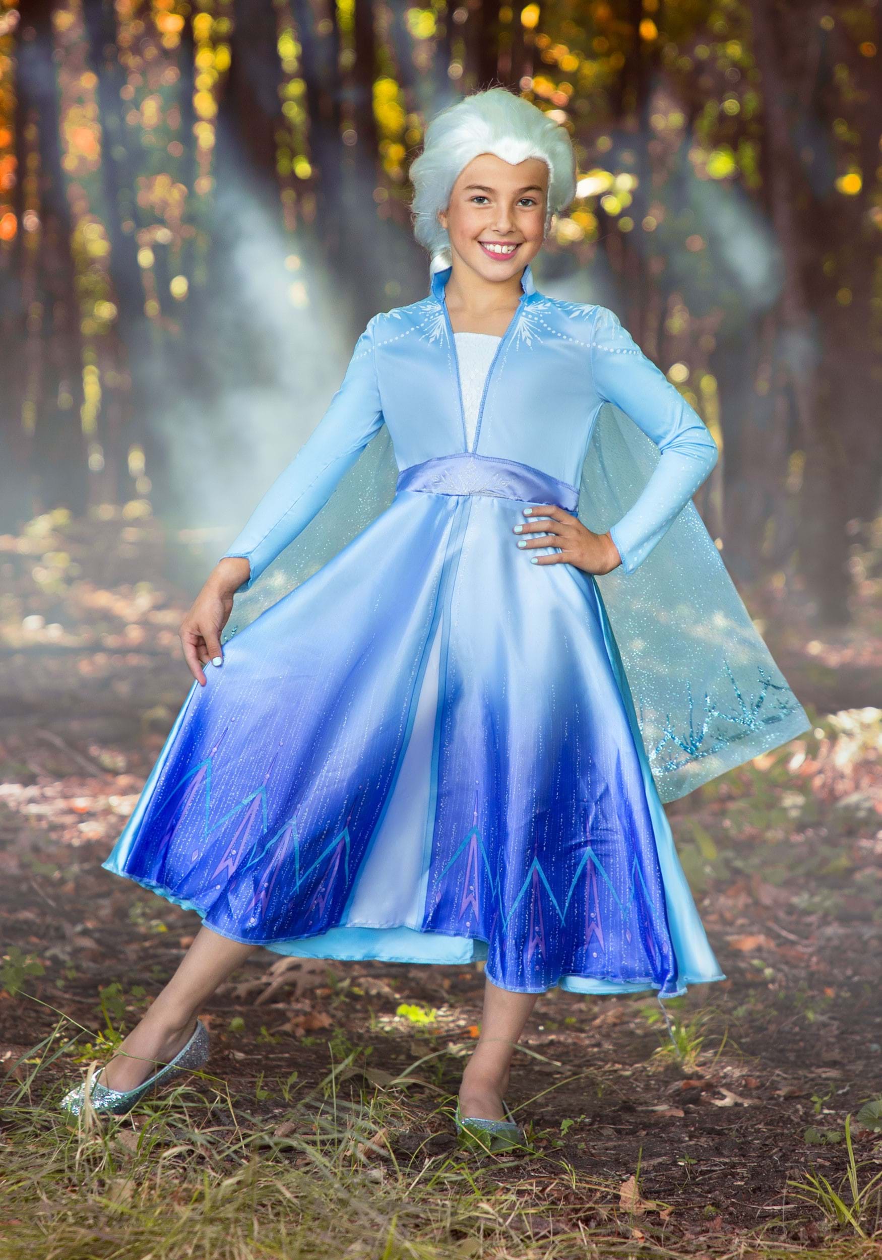 Disney Frozen 2 Deluxe Girl's Elsa Costume | Disney Costumes