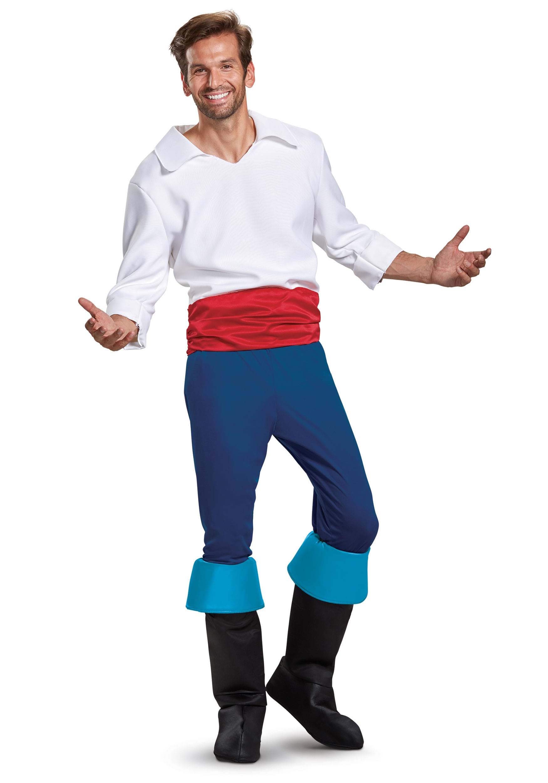 Plus Size Men's Deluxe Little Mermaid Prince Eric Costume | Disney Costumes