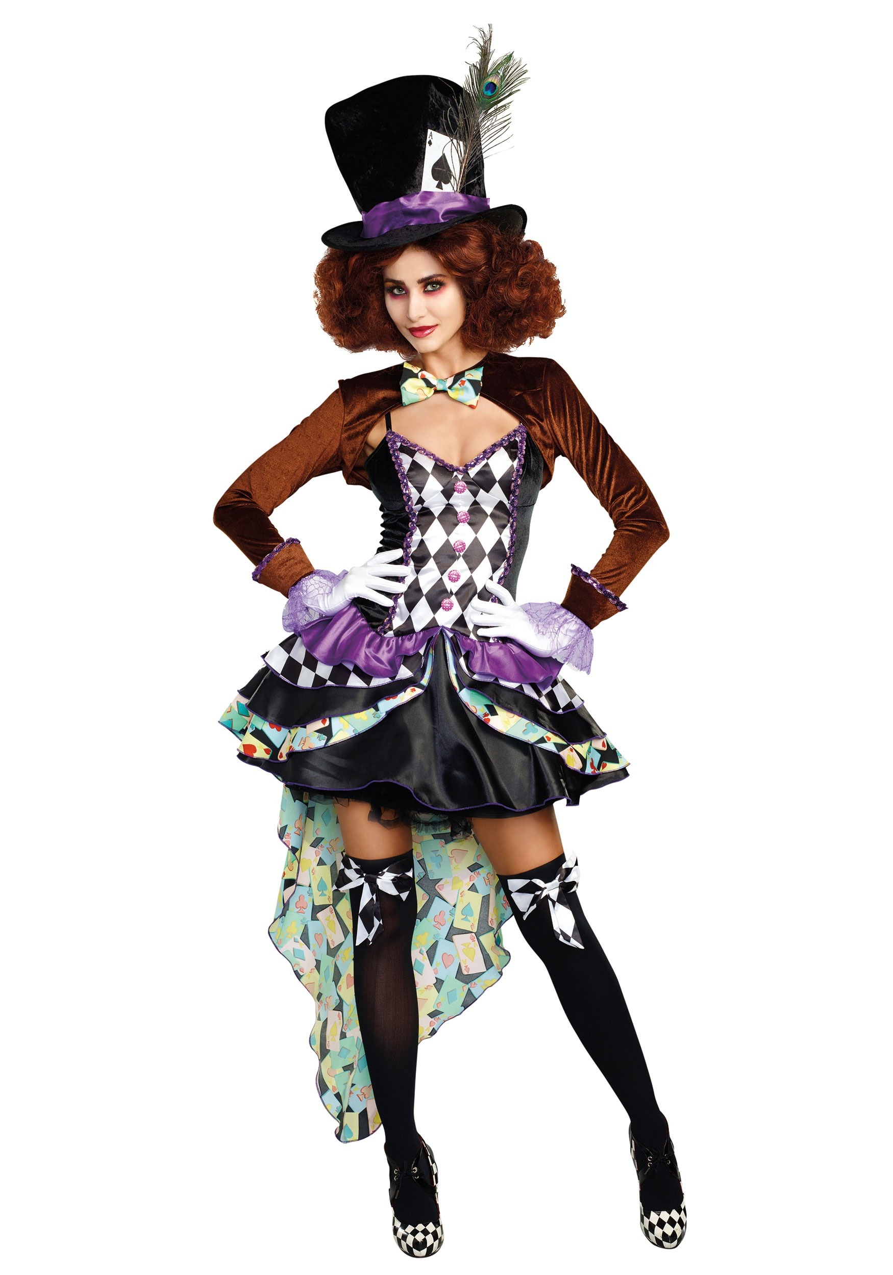 Raving Mad Hatter Women's Costume | Mad Hatter Costumes