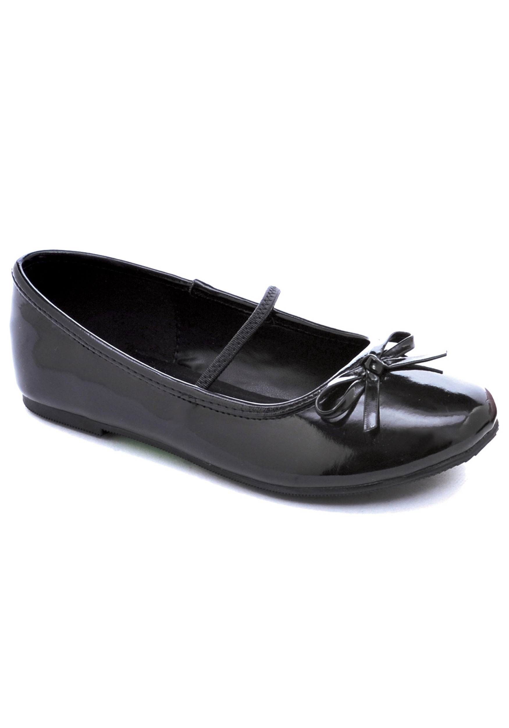 Black Ballet Girl's Costume Flats | Costume Shoes