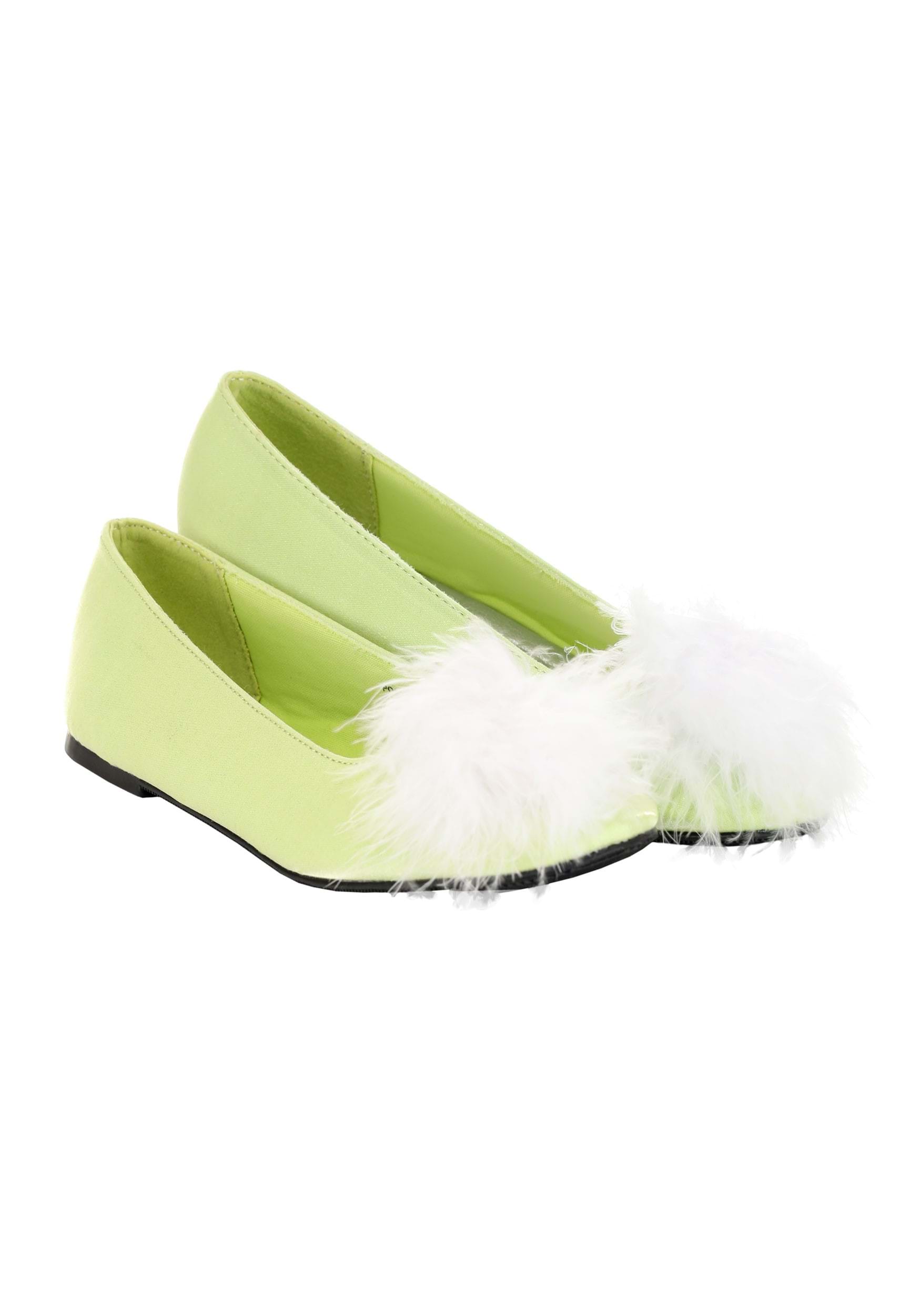 Girl's Green Fairy Flats