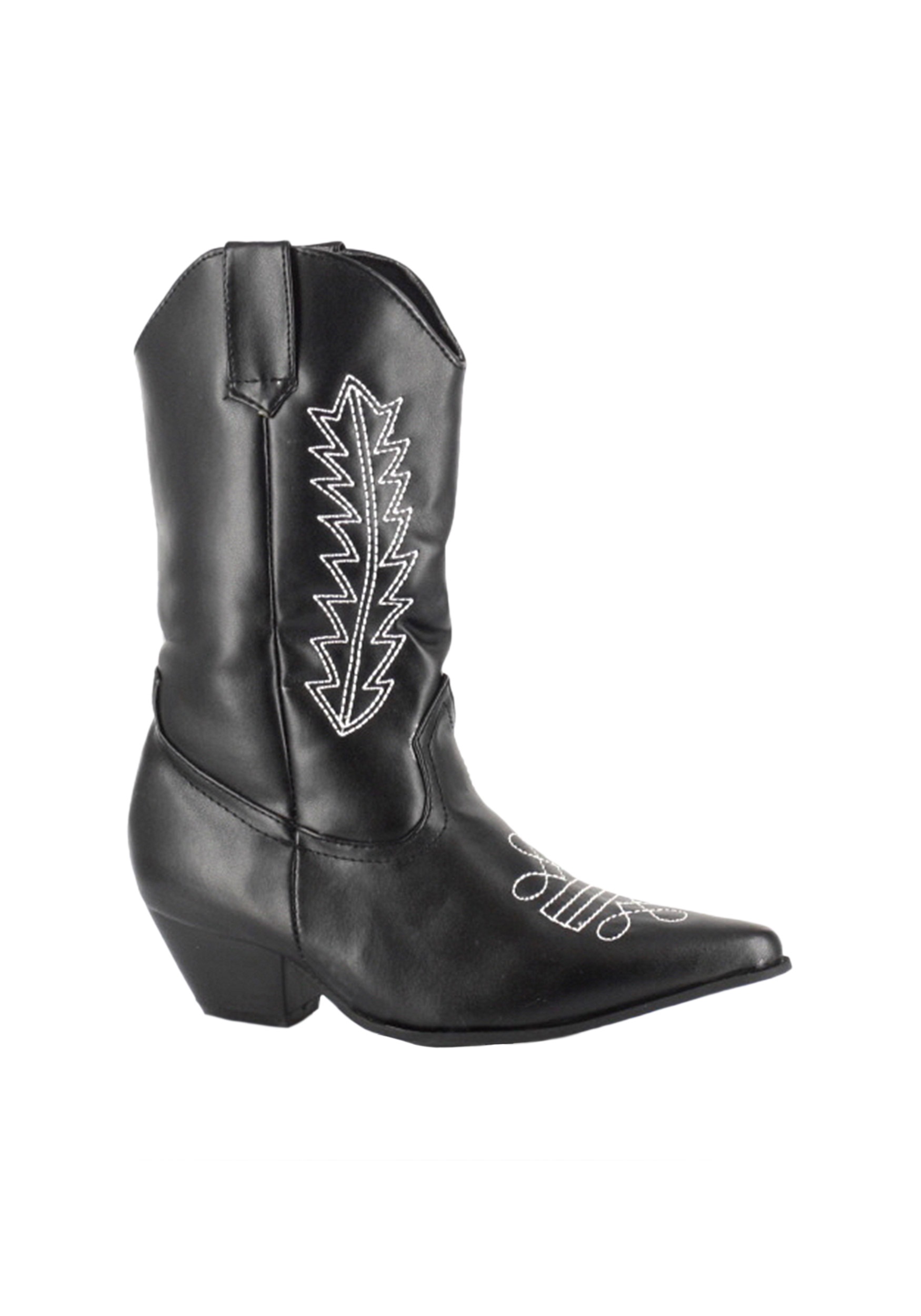Child Black Cowboy Boots | Cowboy Costume Accessories