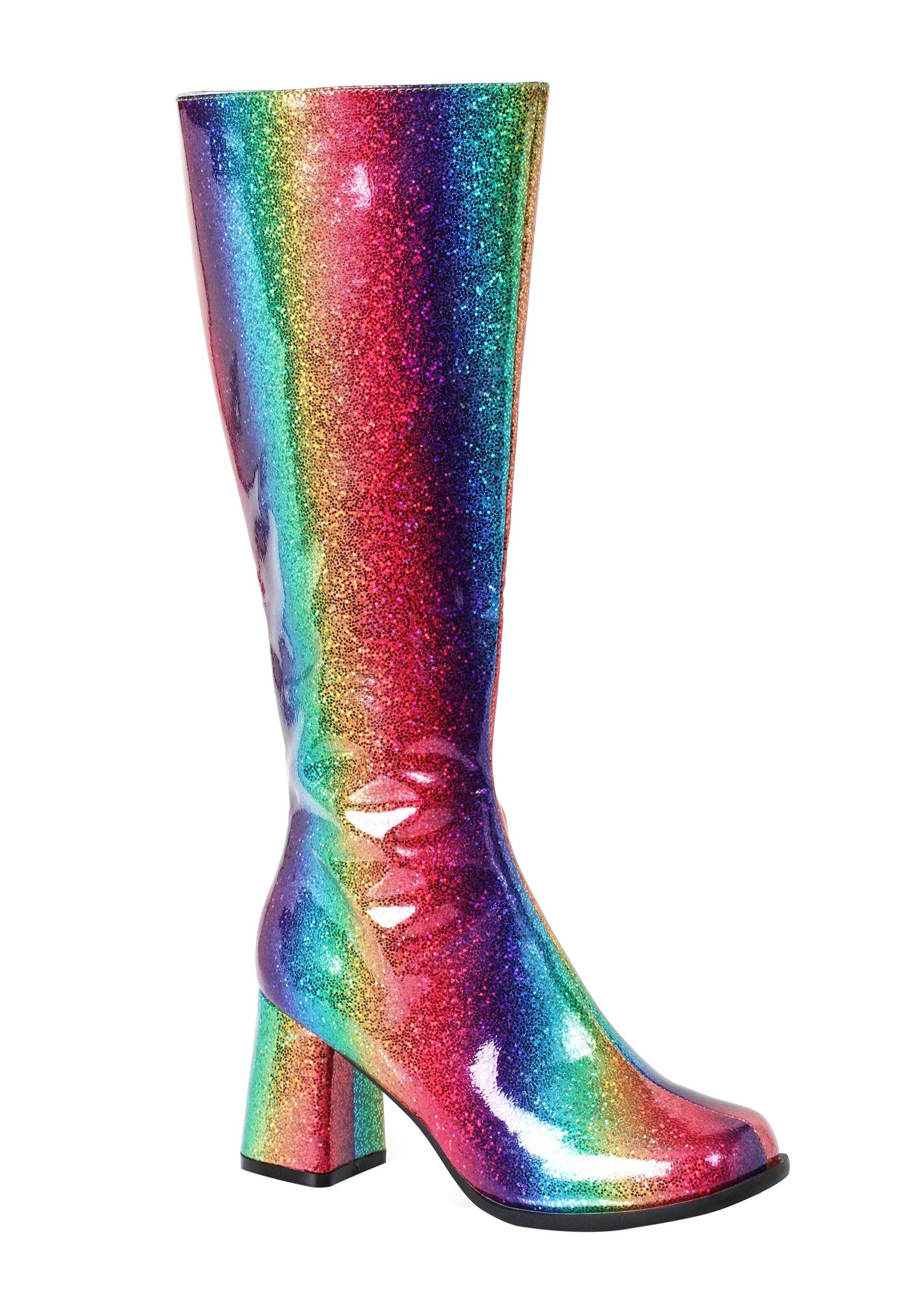 Rainbow Gogo Women's Boots | Costume Boots