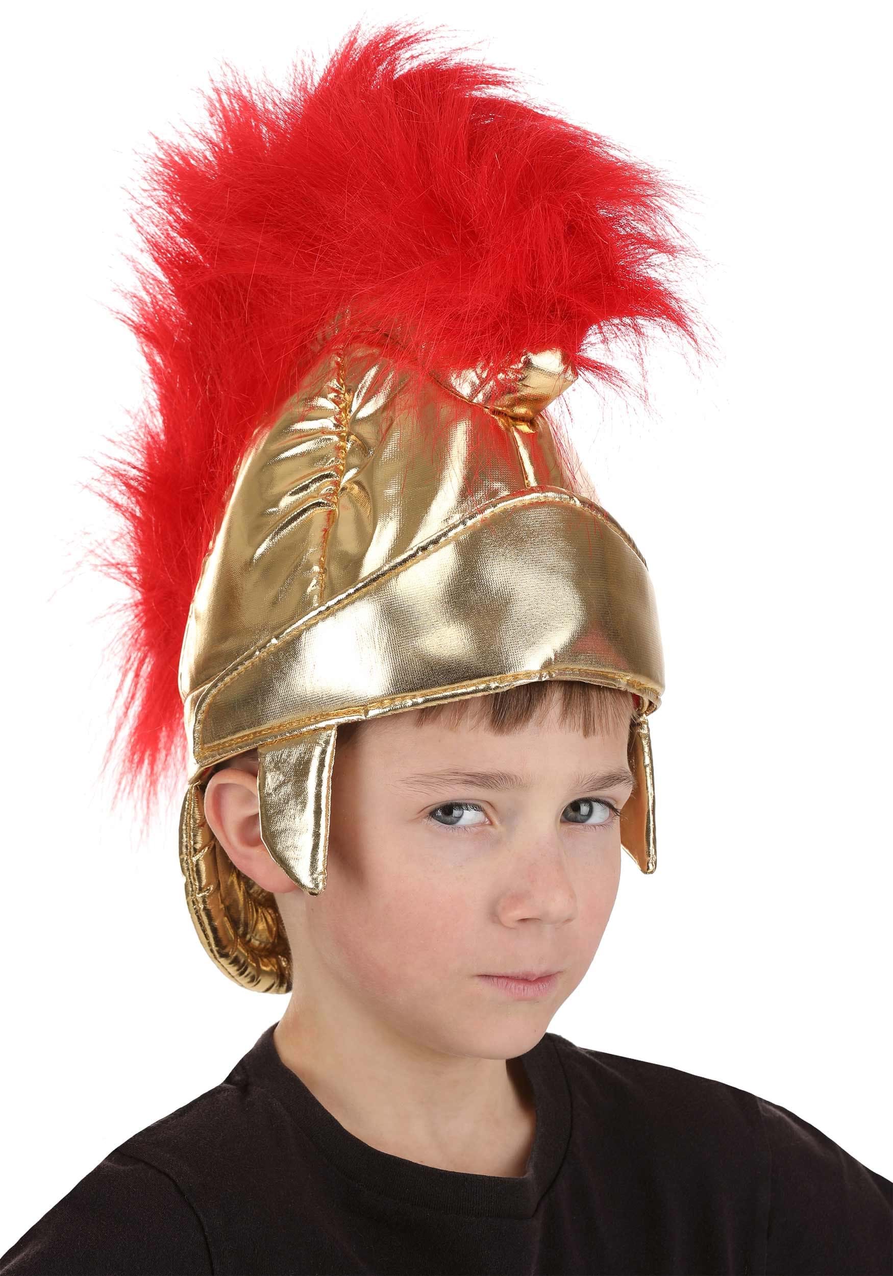 Roman Soldier Plush Costume Helmet for Kids | Costume Accessories